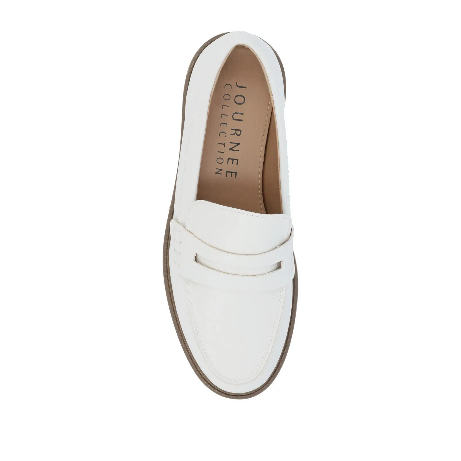 KENLY LOAFER FLATS IN FAUX LEATHER eco pick