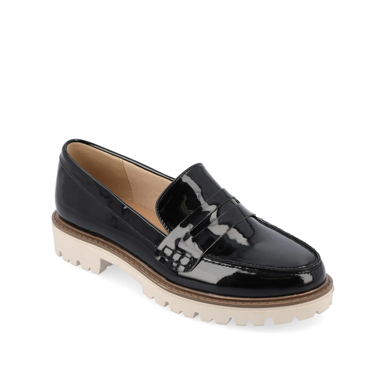 KENLY LOAFER FLATS IN FAUX LEATHER eco pick