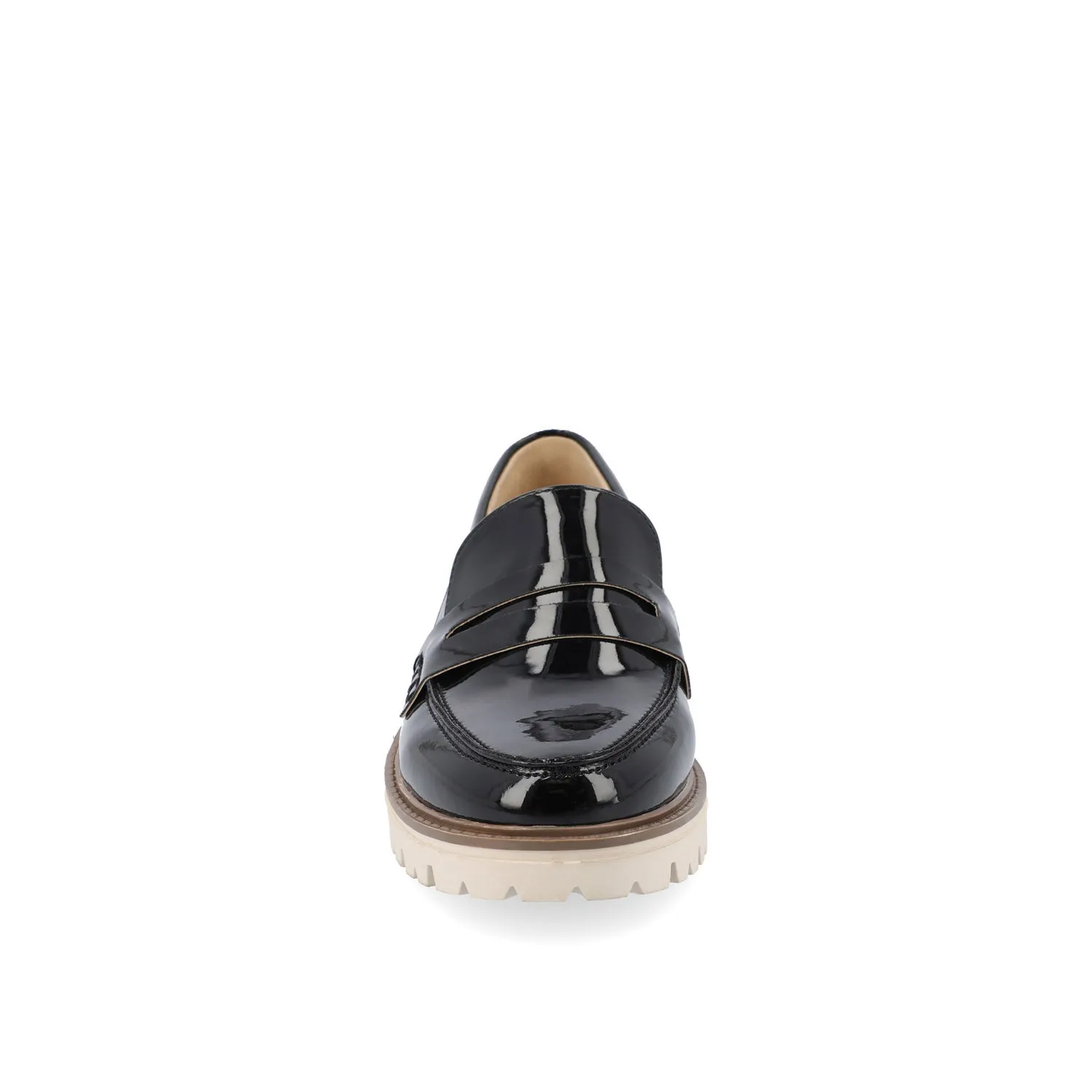 KENLY LOAFER FLATS IN FAUX LEATHER eco pick