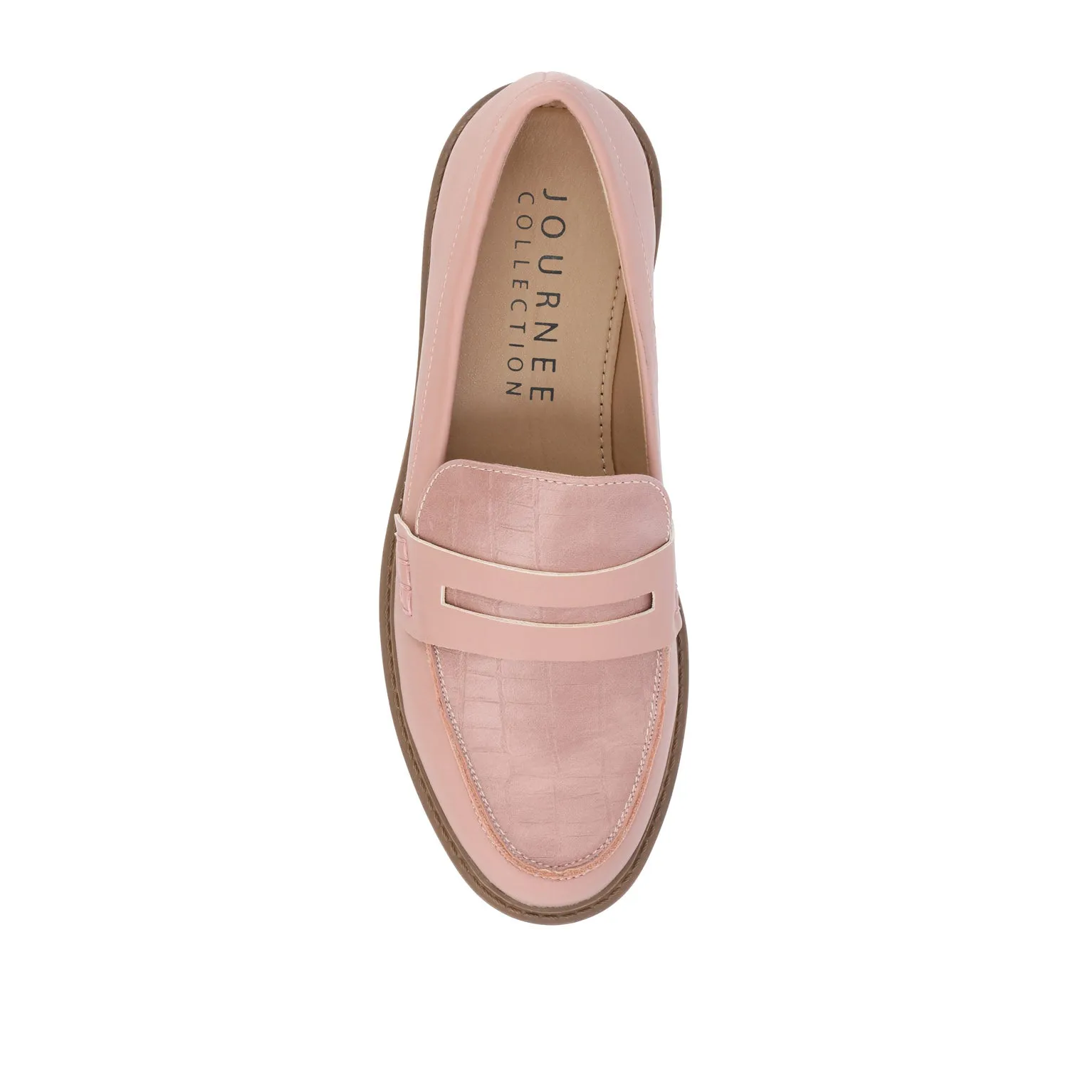 KENLY LOAFER FLATS IN FAUX LEATHER eco pick