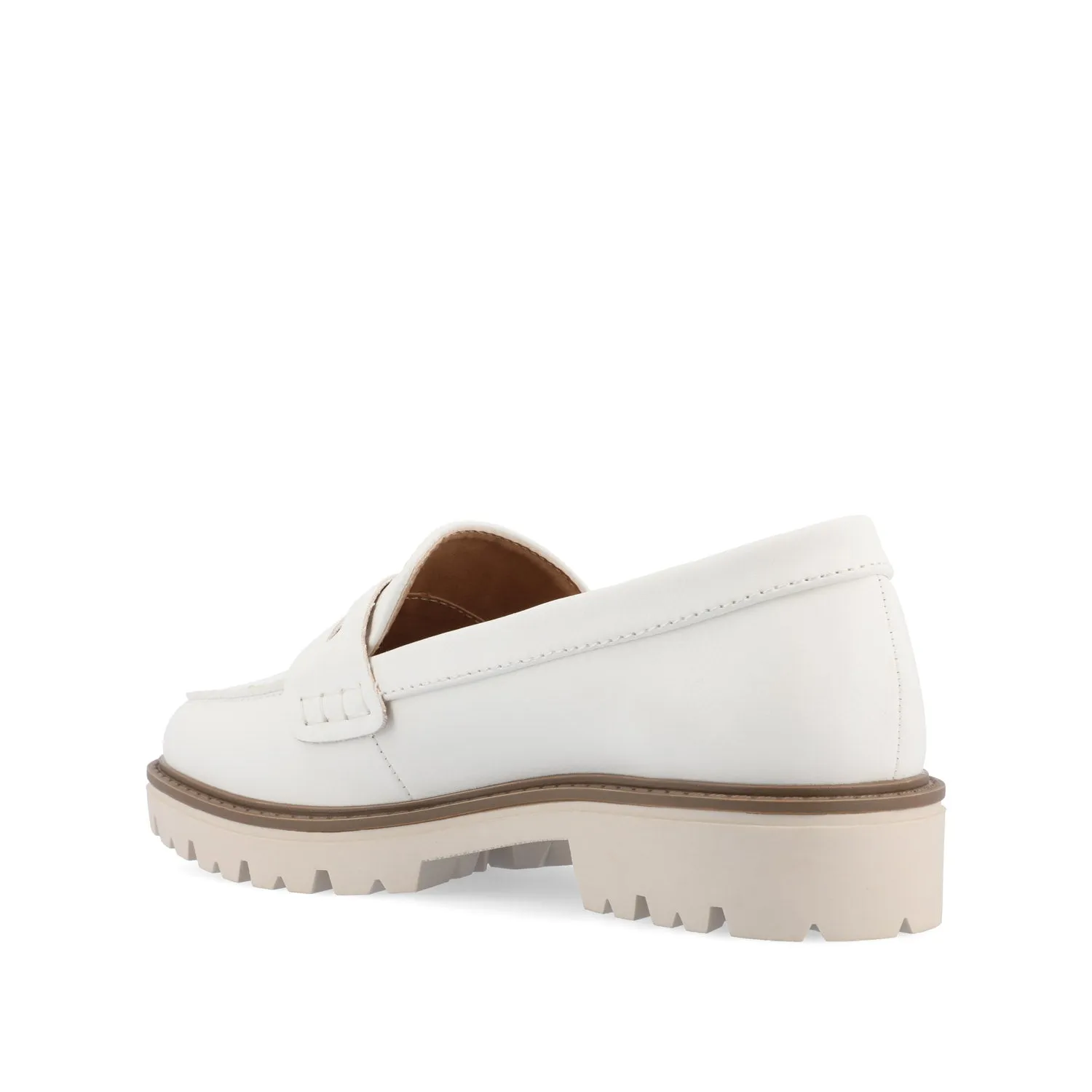 KENLY LOAFER FLATS IN FAUX LEATHER eco pick