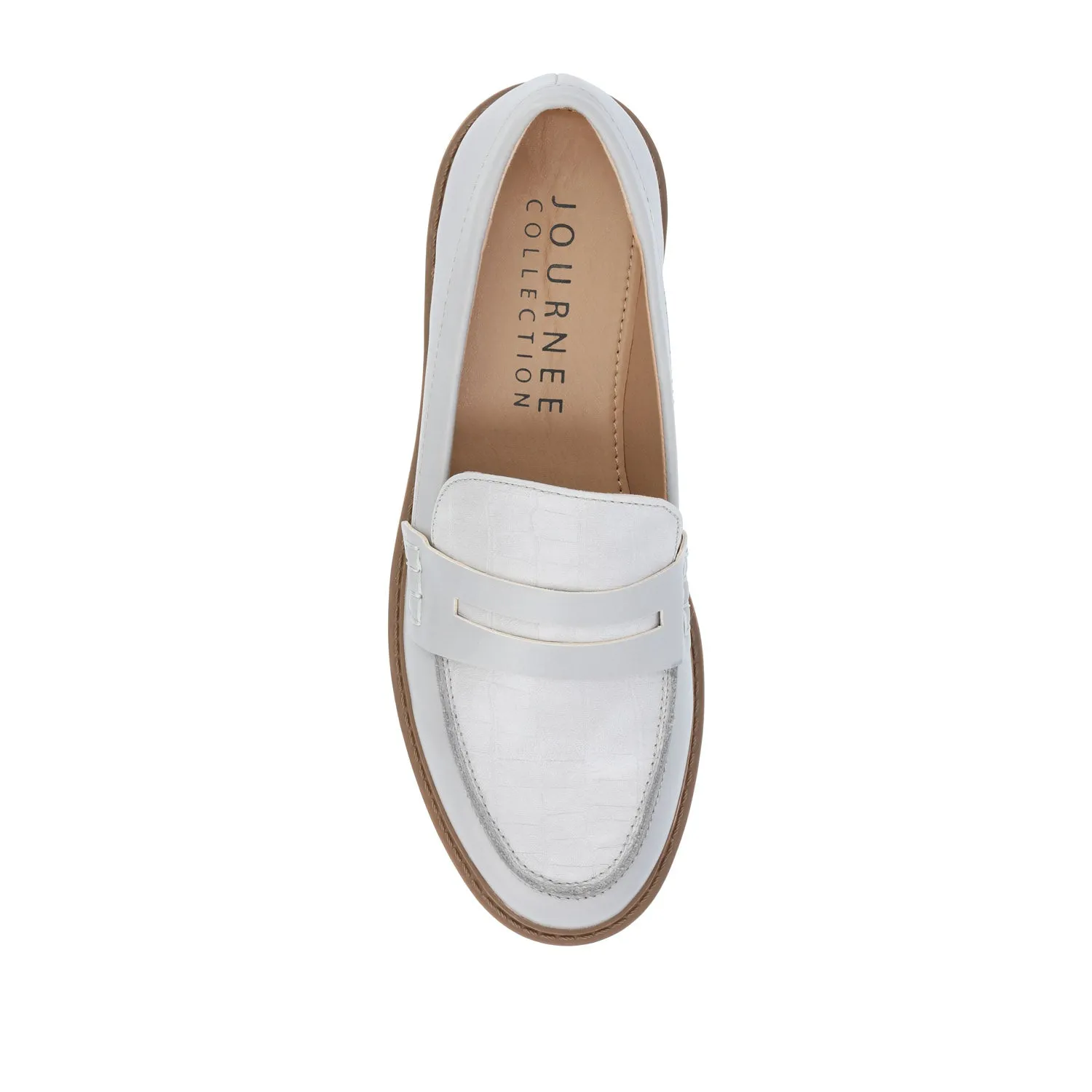 KENLY LOAFER FLATS IN FAUX LEATHER eco pick