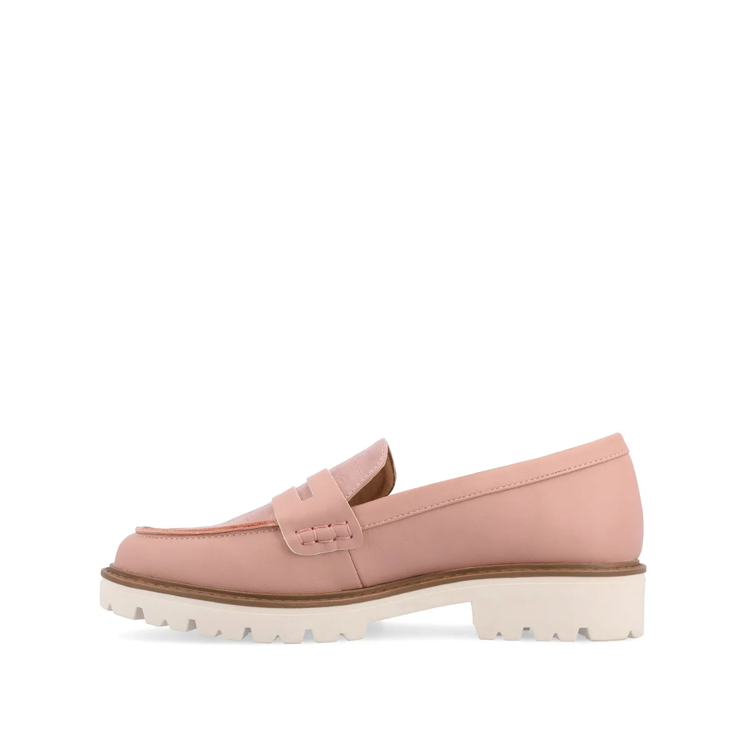 KENLY LOAFER FLATS IN FAUX LEATHER eco pick