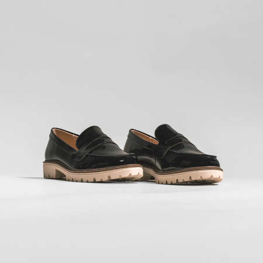 KENLY LOAFER FLATS IN FAUX LEATHER eco pick
