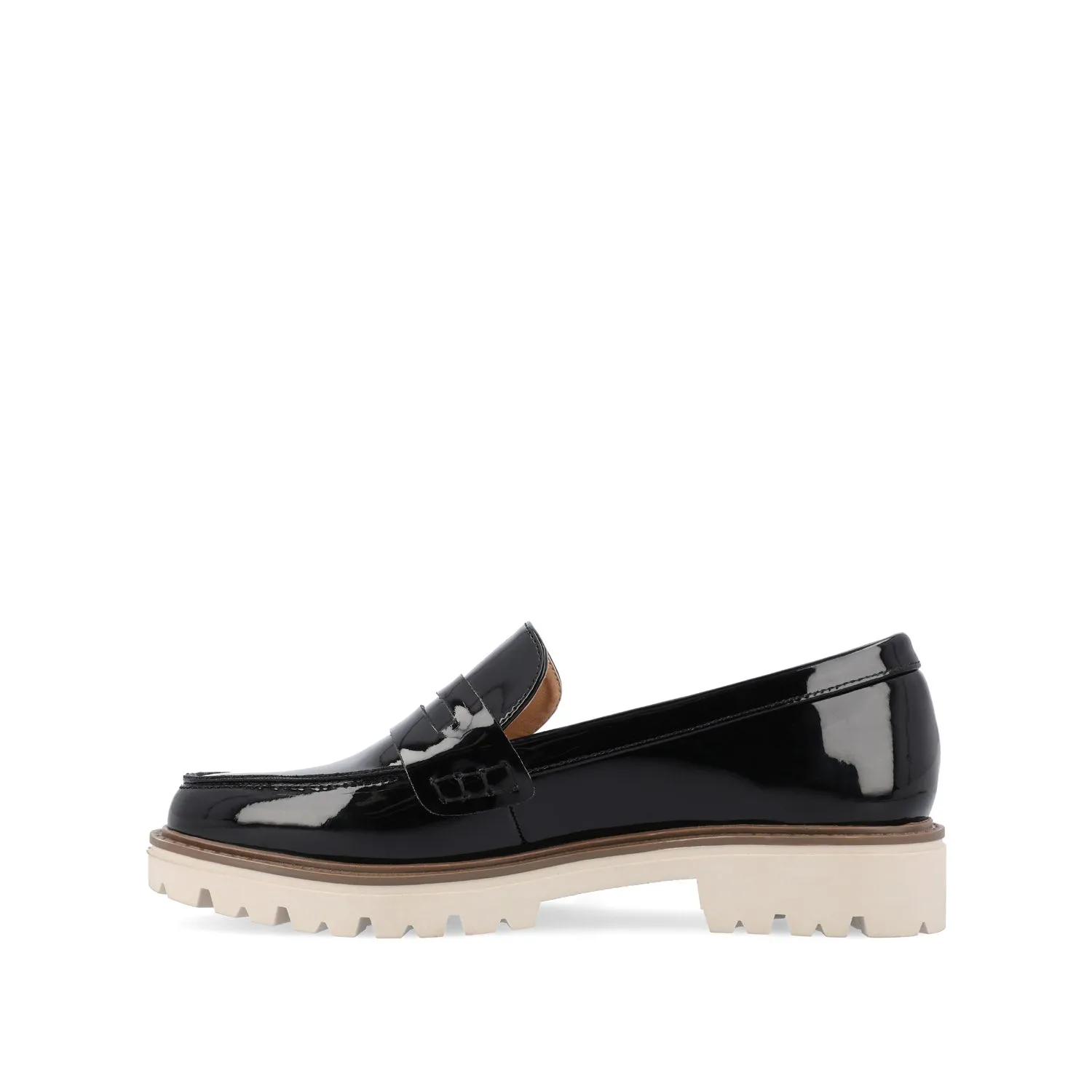 KENLY LOAFER FLATS IN FAUX LEATHER eco pick