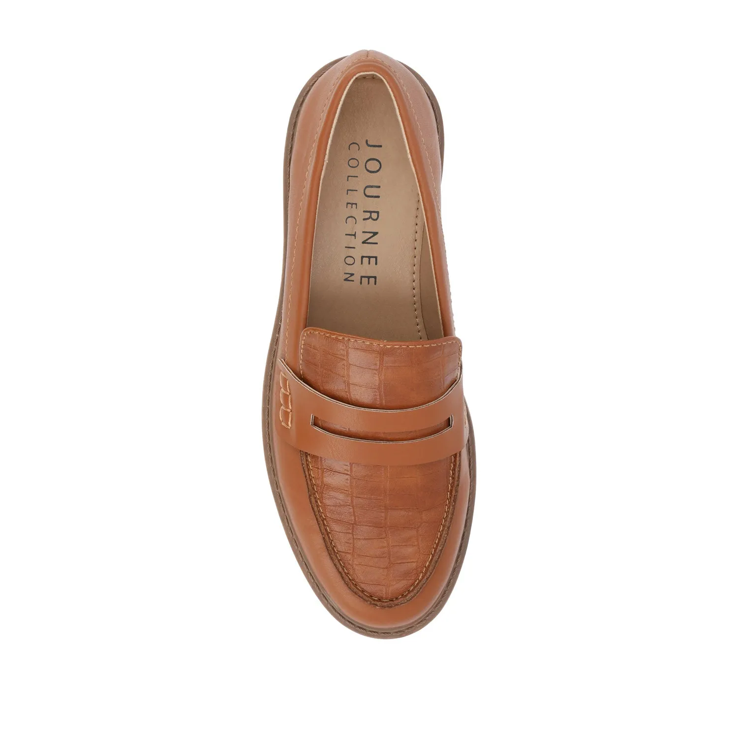 KENLY LOAFER FLATS IN FAUX LEATHER eco pick