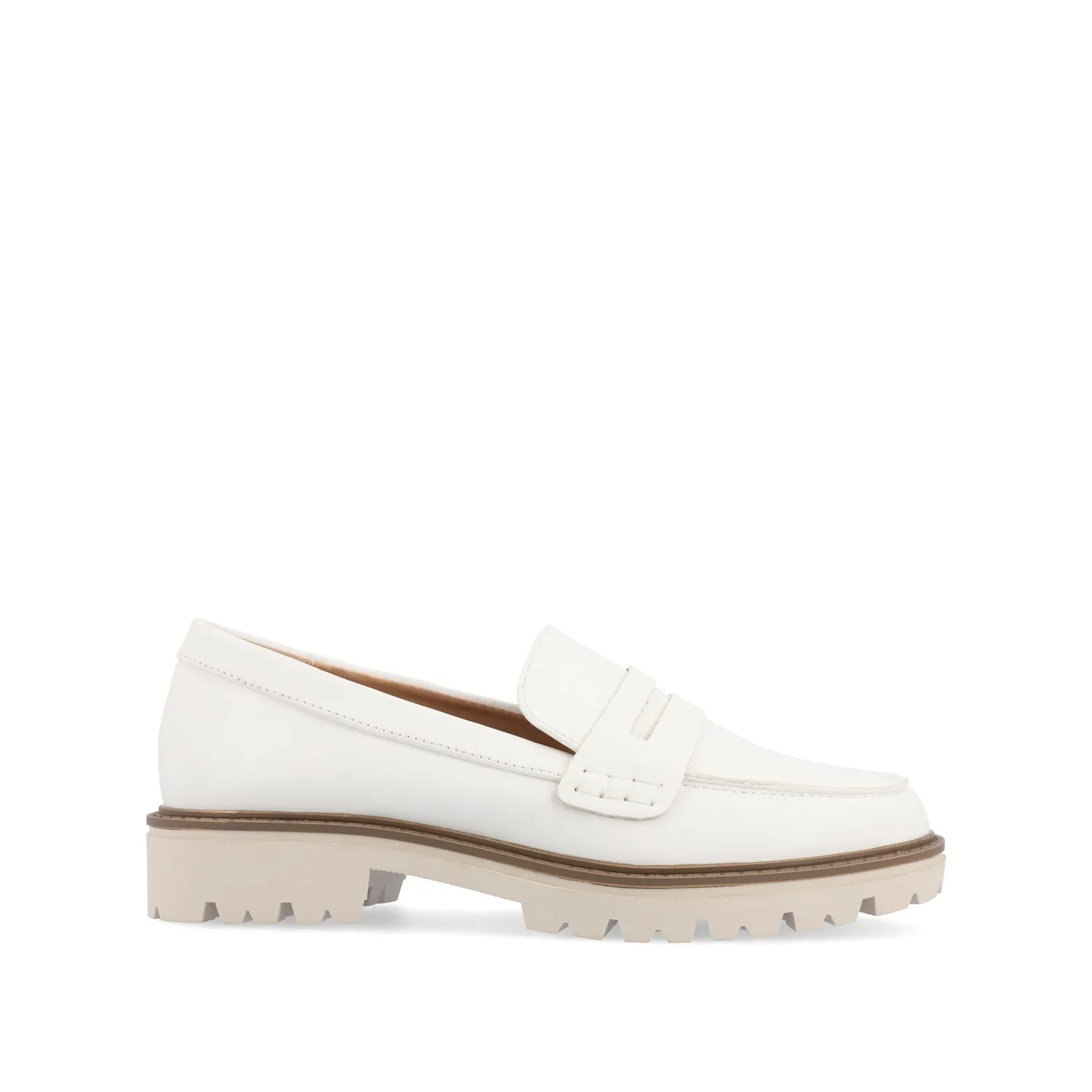 KENLY LOAFER FLATS IN FAUX LEATHER eco pick