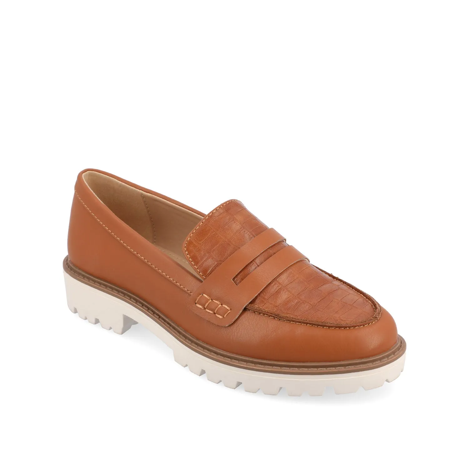 KENLY LOAFER FLATS IN FAUX LEATHER eco pick