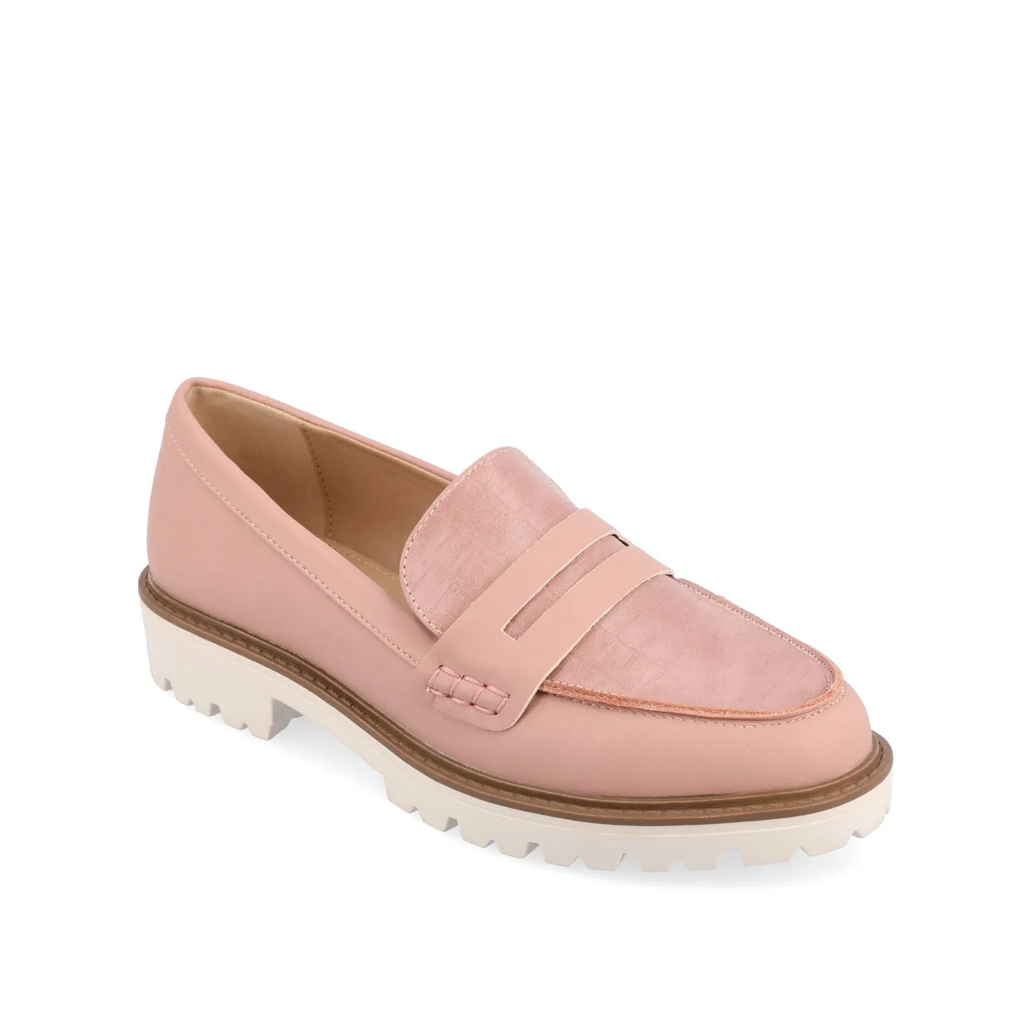 KENLY LOAFER FLATS IN FAUX LEATHER eco pick