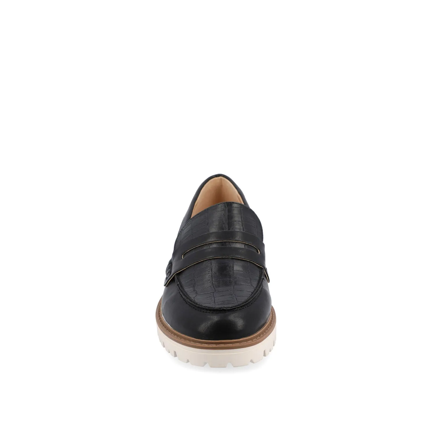 KENLY LOAFER FLATS IN FAUX LEATHER eco pick