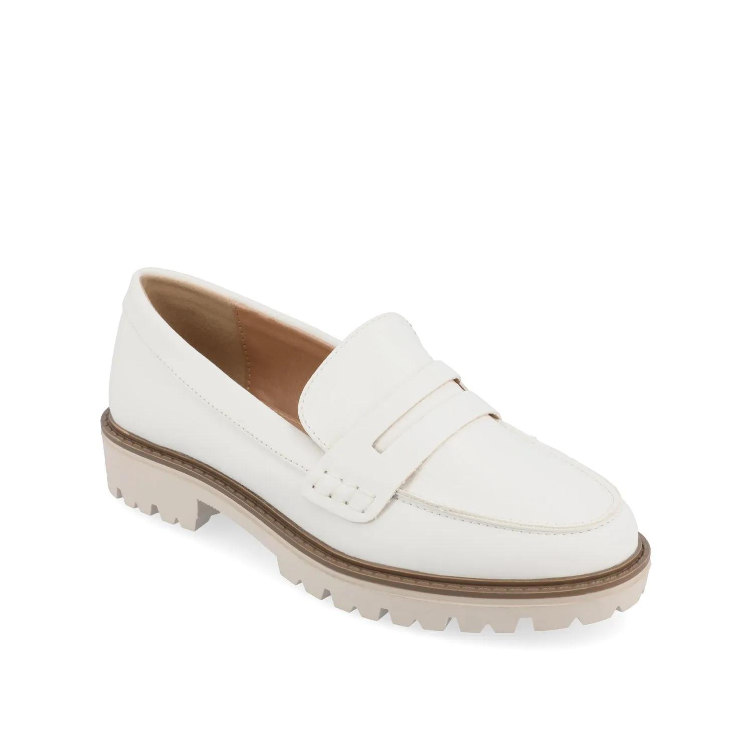 KENLY LOAFER FLATS IN FAUX LEATHER eco pick