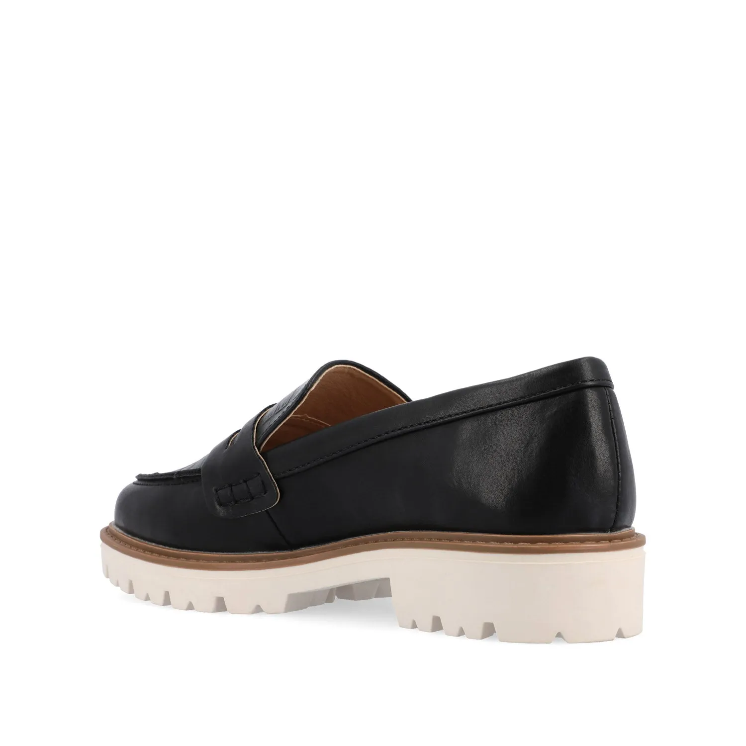 KENLY LOAFER FLATS IN FAUX LEATHER eco pick