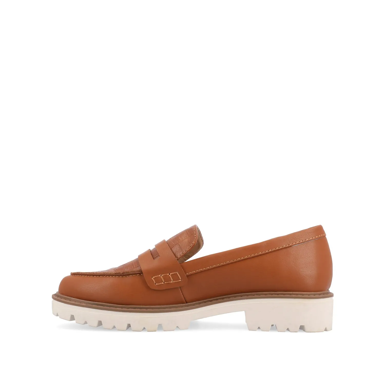 KENLY LOAFER FLATS IN FAUX LEATHER eco pick