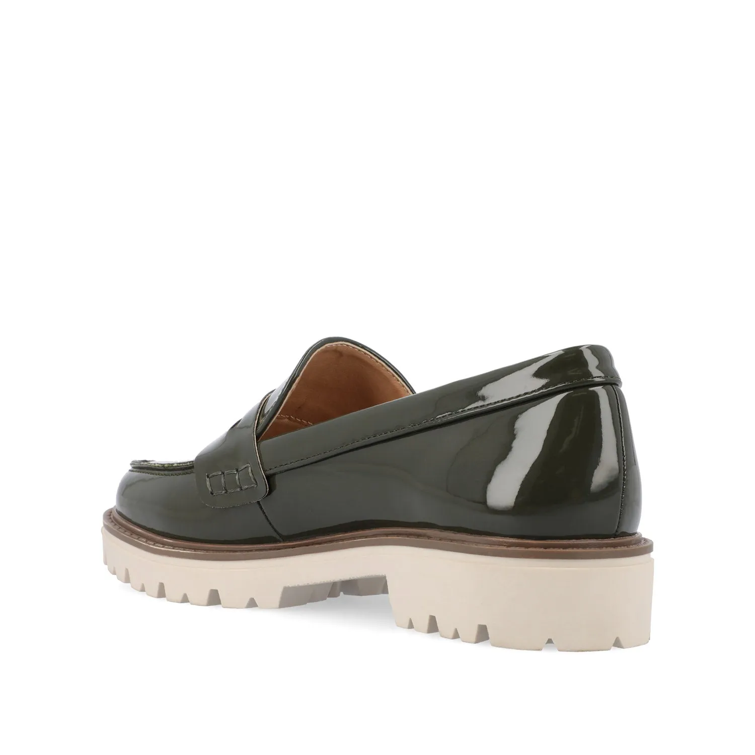 KENLY LOAFER FLATS IN FAUX LEATHER eco pick