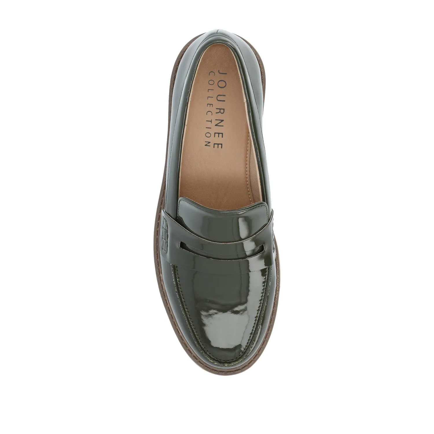 KENLY LOAFER FLATS IN FAUX LEATHER eco pick