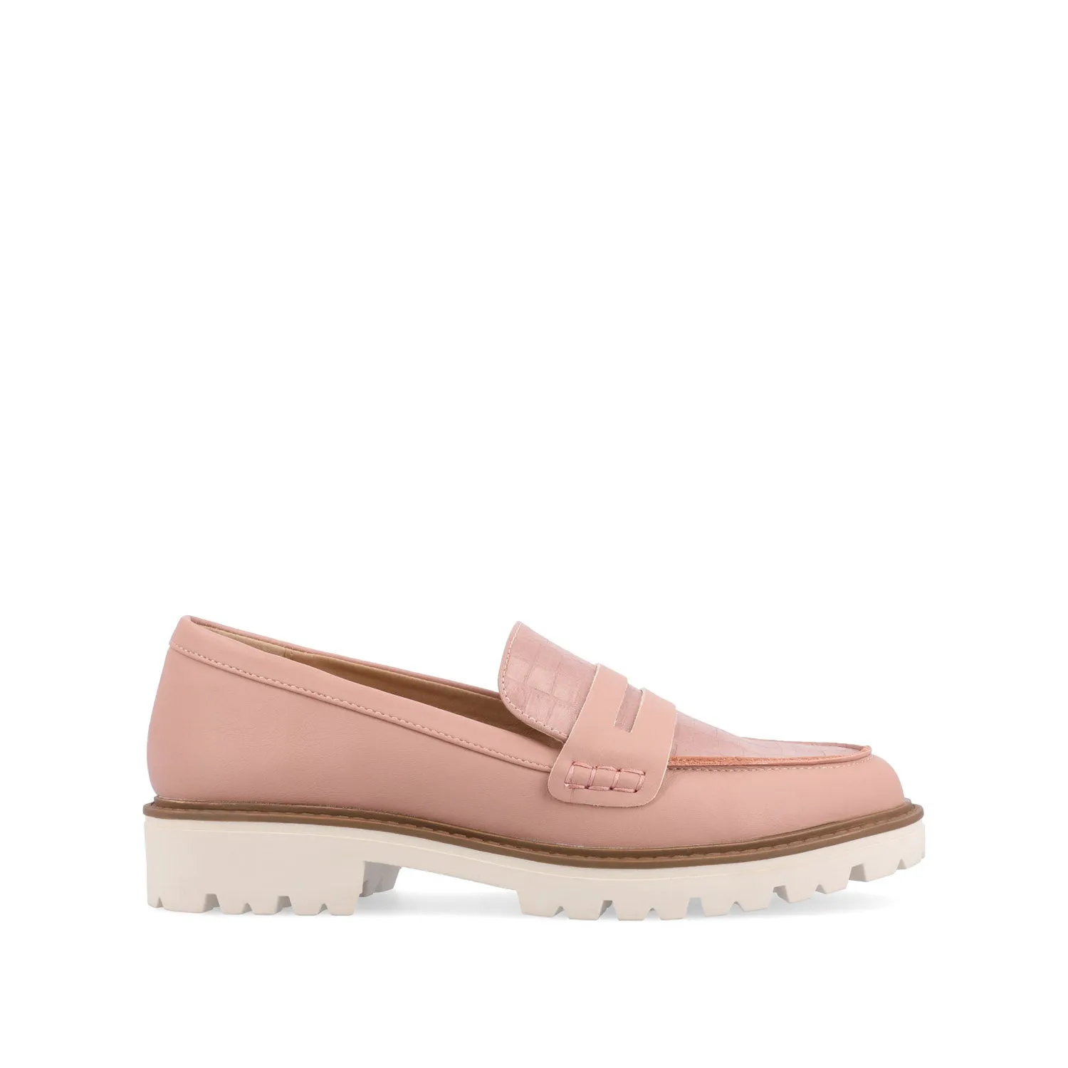 KENLY LOAFER FLATS IN FAUX LEATHER eco pick