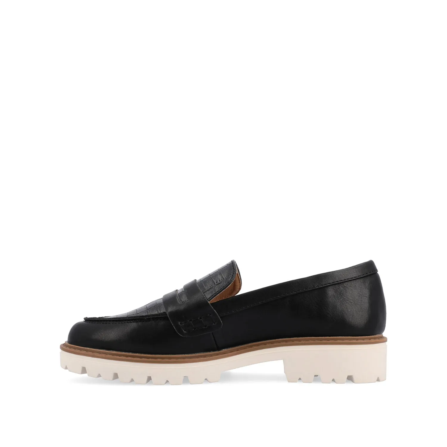 KENLY LOAFER FLATS IN FAUX LEATHER eco pick