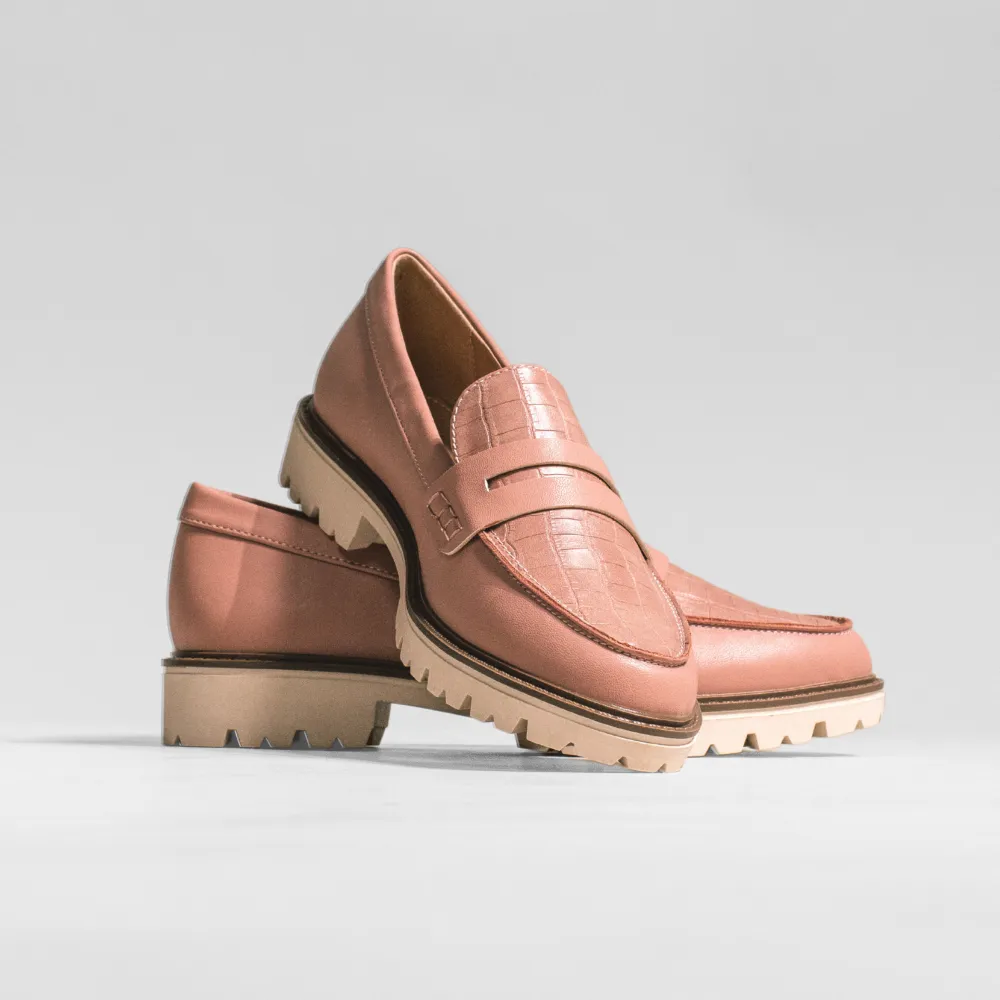 KENLY LOAFER FLATS IN FAUX LEATHER eco pick