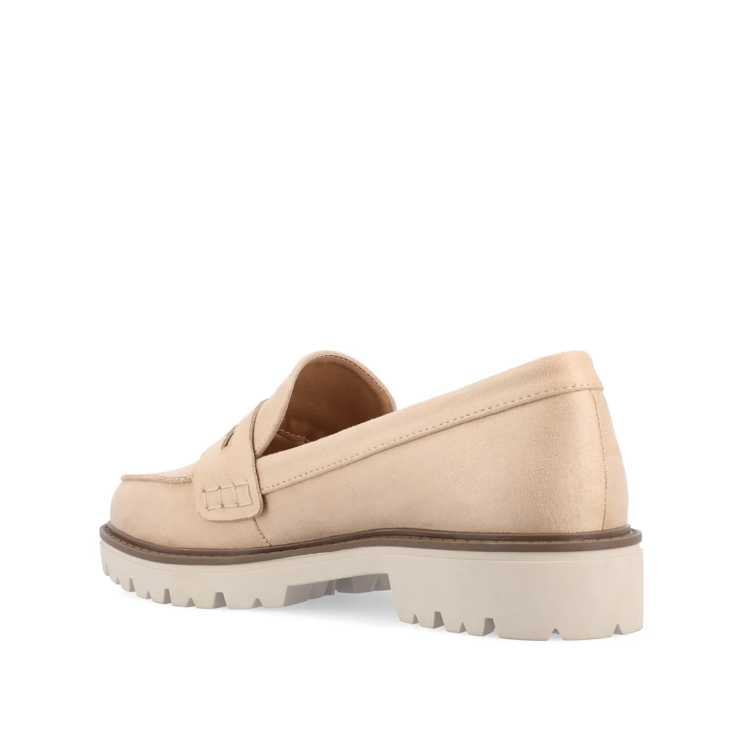 KENLY LOAFER FLATS IN FAUX SUEDE petite size