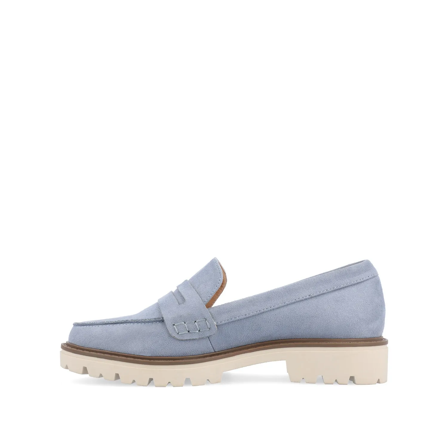 KENLY LOAFER FLATS IN FAUX SUEDE petite size