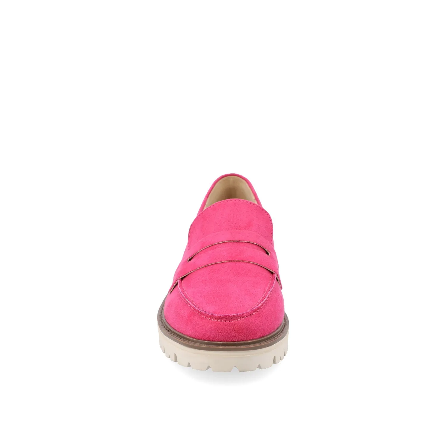 KENLY LOAFER FLATS IN FAUX SUEDE petite size