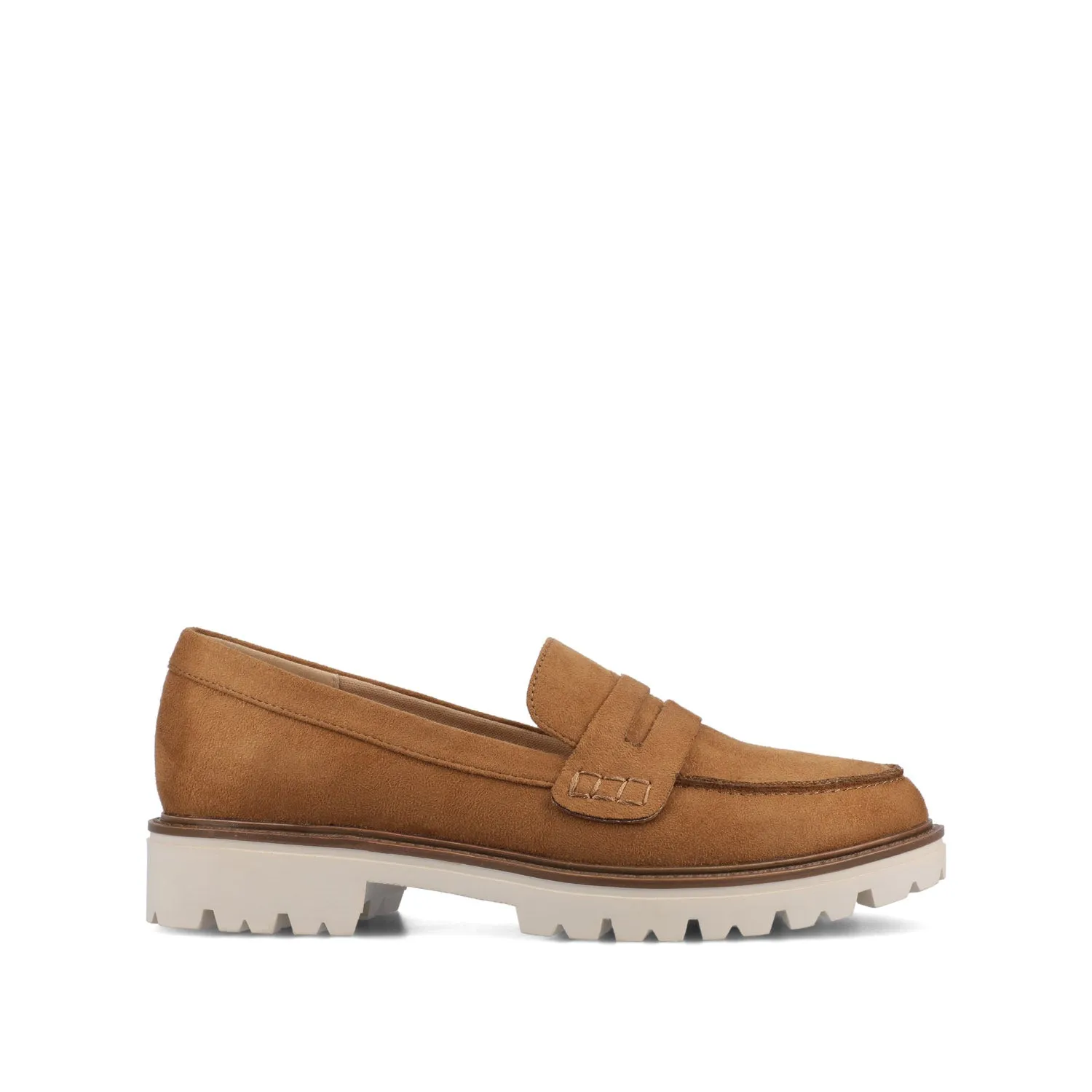 KENLY LOAFER FLATS IN FAUX SUEDE petite size