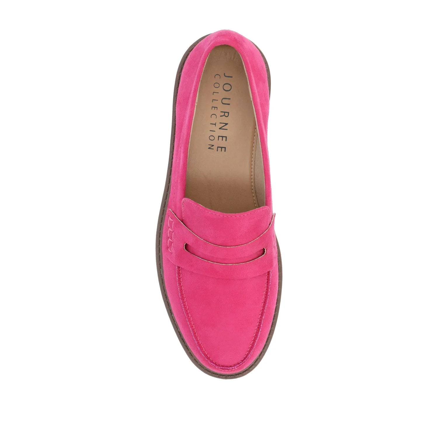 KENLY LOAFER FLATS IN FAUX SUEDE petite size