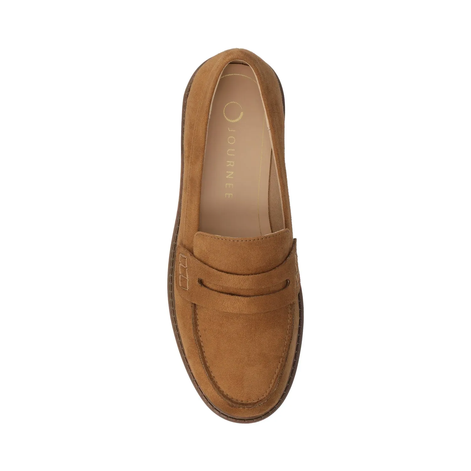 KENLY LOAFER FLATS IN FAUX SUEDE petite size