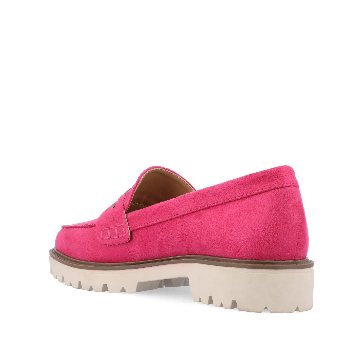 KENLY LOAFER FLATS IN FAUX SUEDE petite size