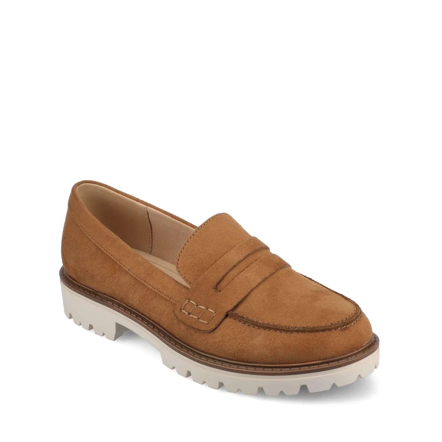 KENLY LOAFER FLATS IN FAUX SUEDE petite size