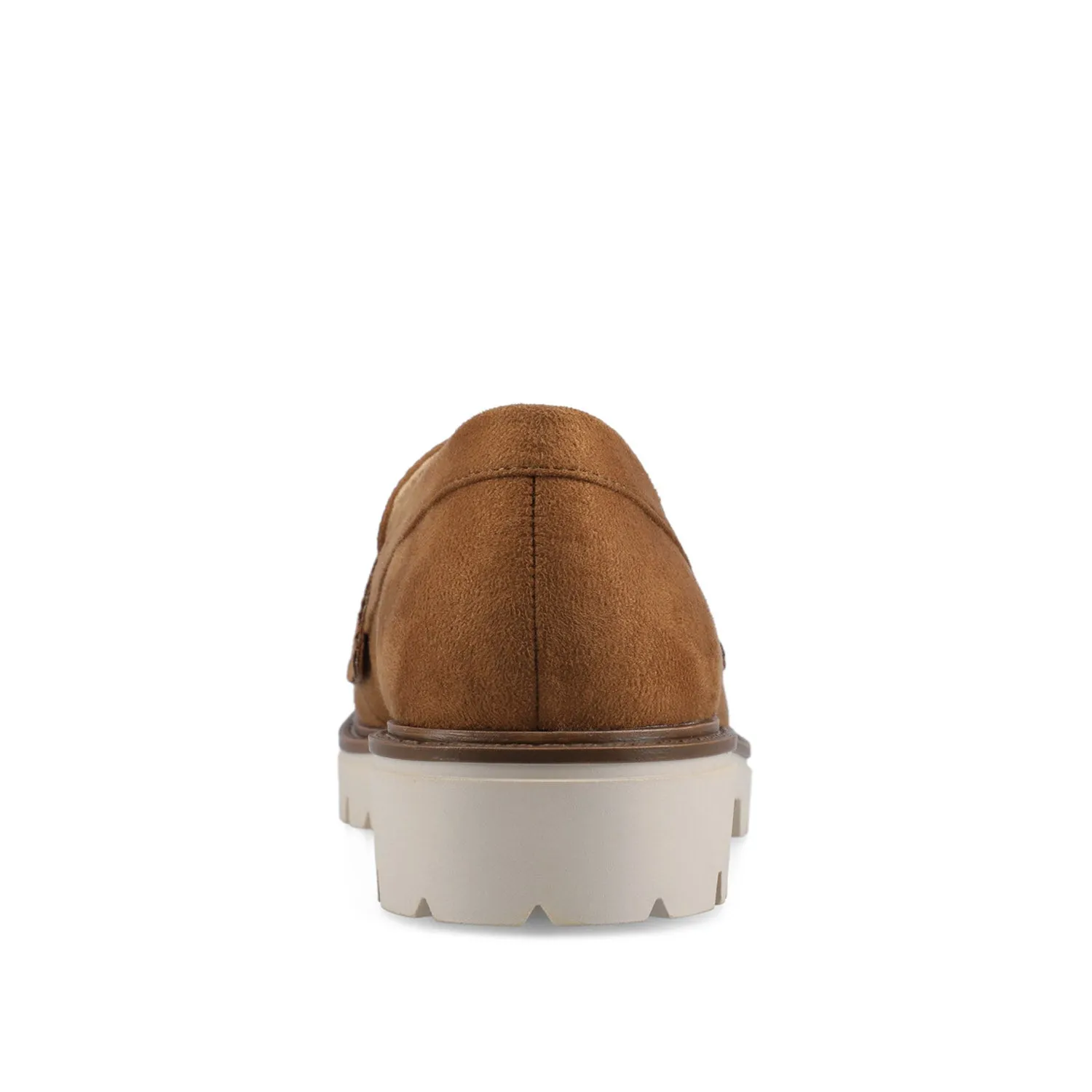 KENLY LOAFER FLATS IN FAUX SUEDE petite size