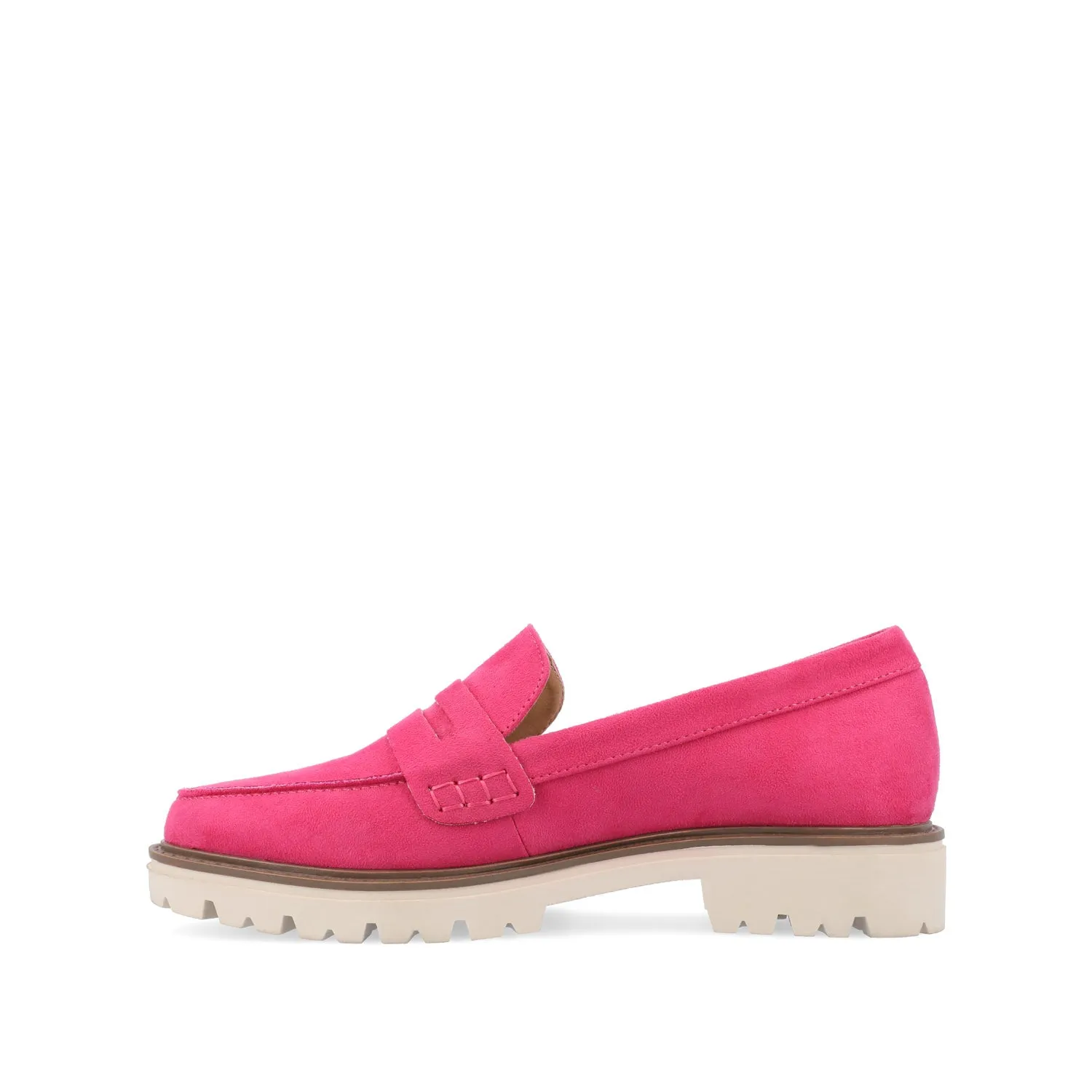 KENLY LOAFER FLATS IN FAUX SUEDE petite size