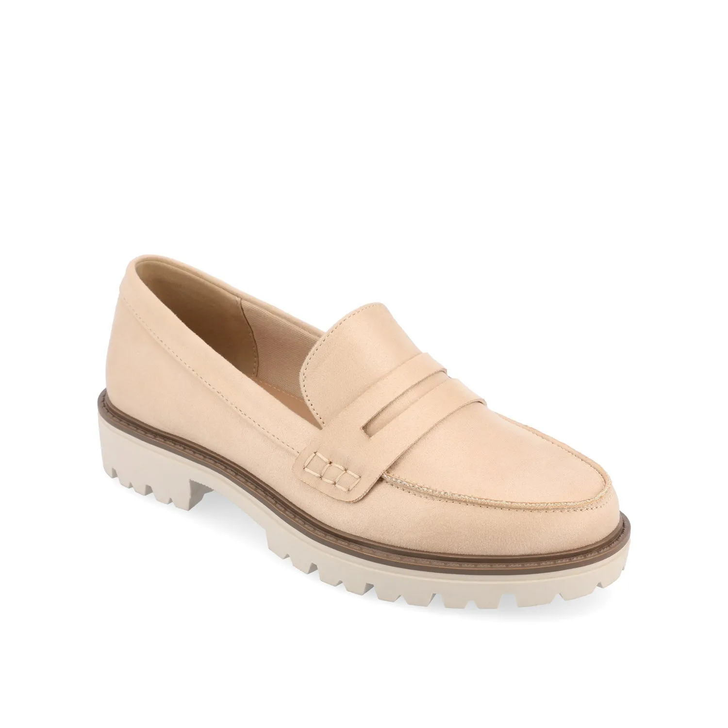 KENLY LOAFER FLATS IN FAUX SUEDE petite size