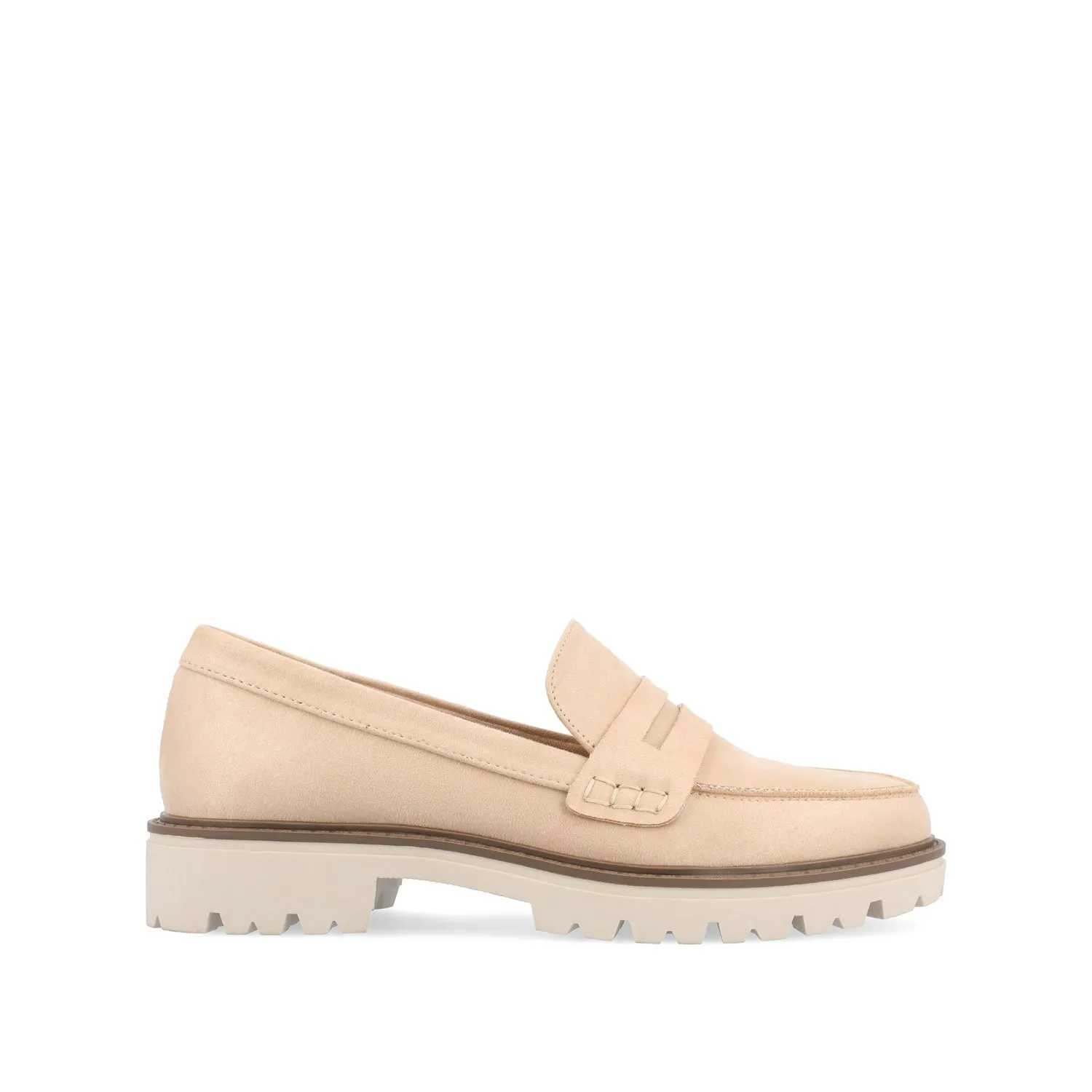 KENLY LOAFER FLATS IN FAUX SUEDE petite size