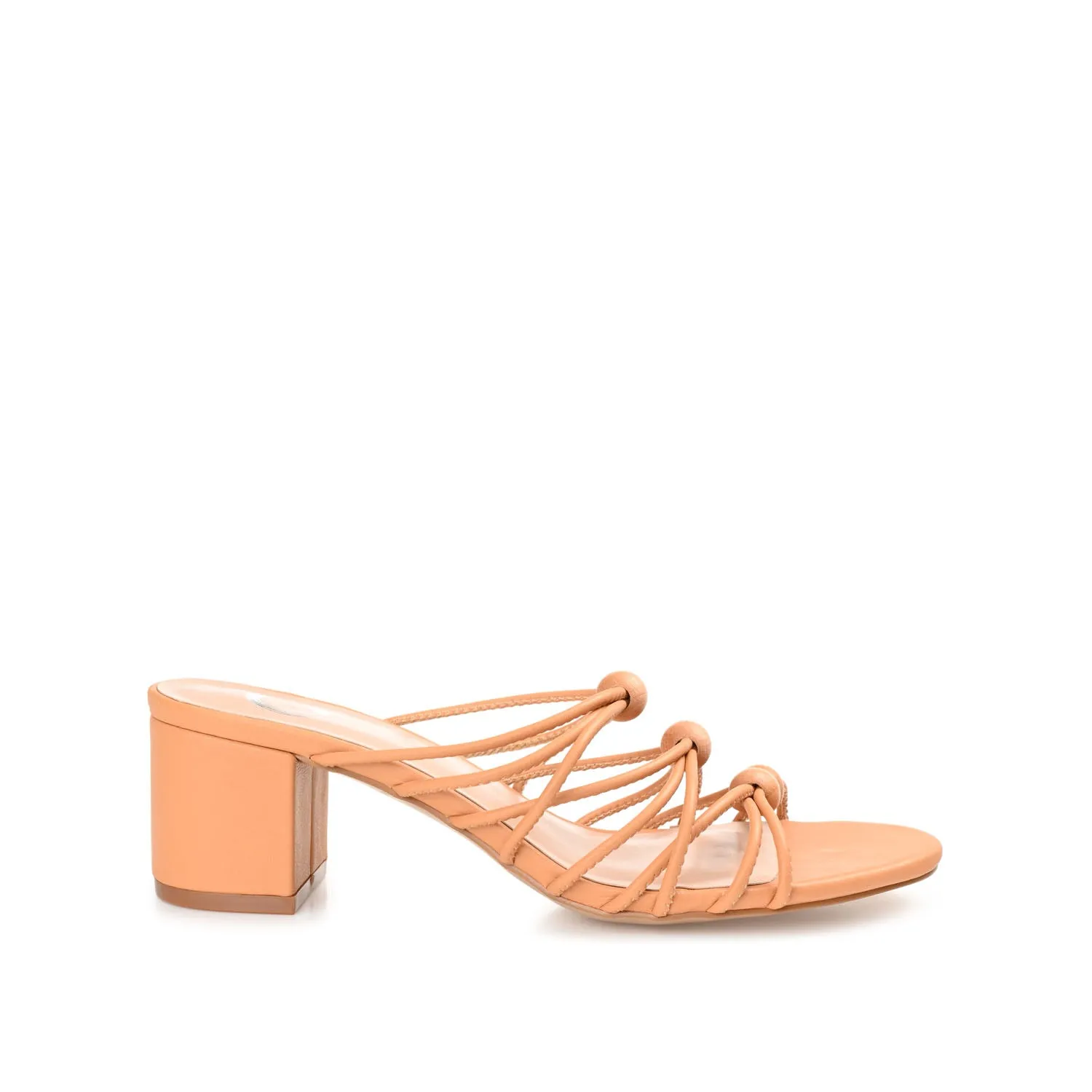 KENNADI BLOCK HEELED MULTI STRAP SANDALS bare joy
