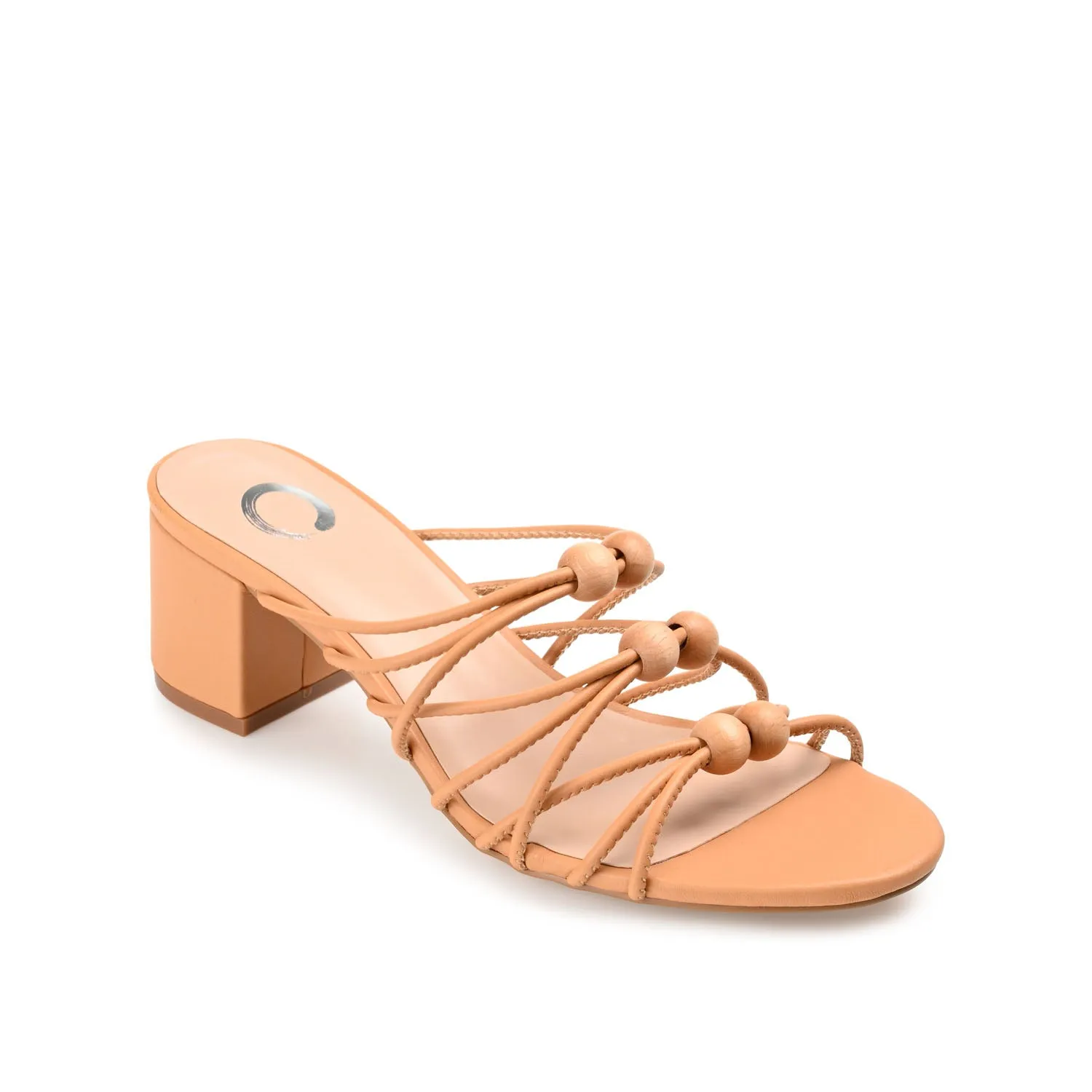 KENNADI BLOCK HEELED MULTI STRAP SANDALS bare joy