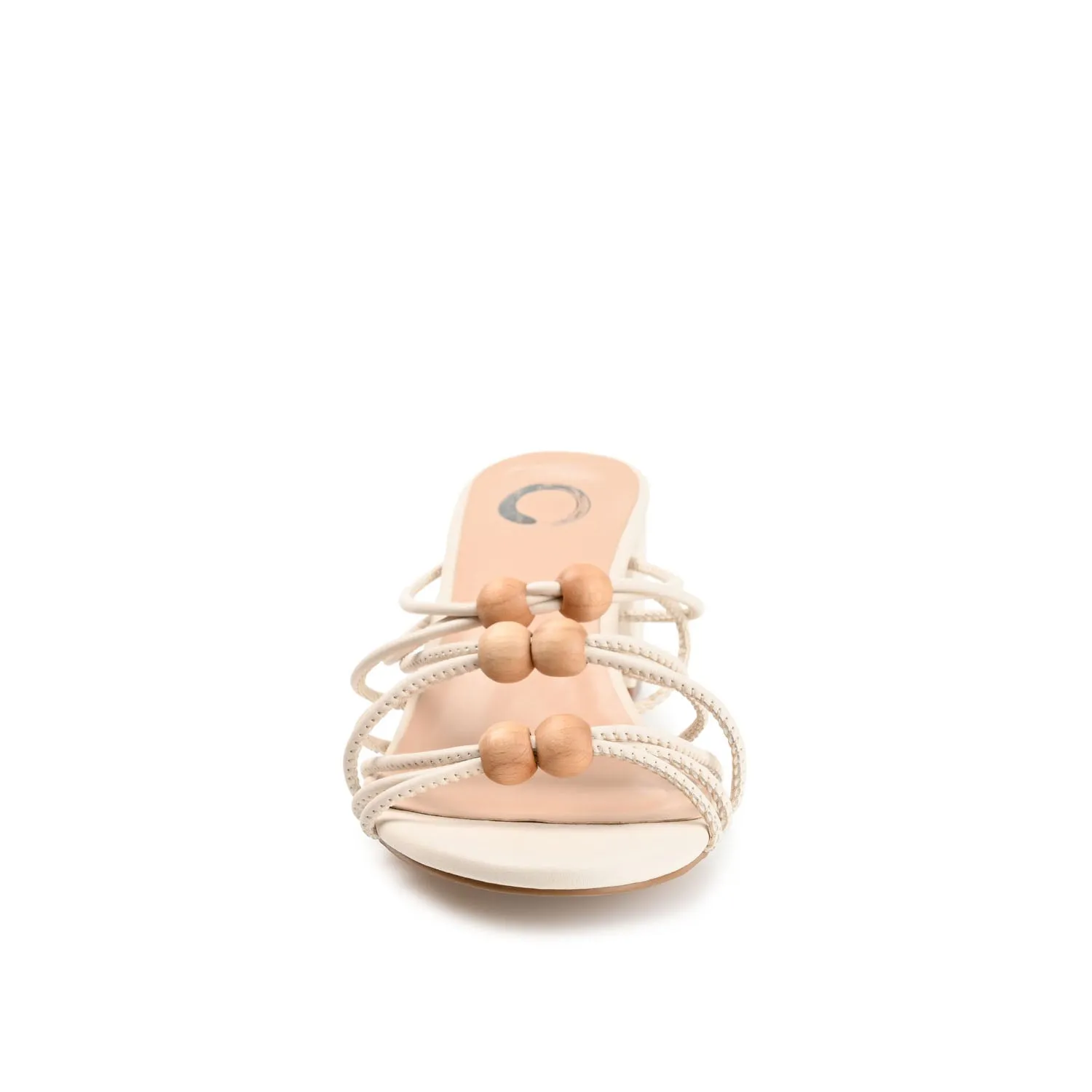 KENNADI BLOCK HEELED MULTI STRAP SANDALS bare joy