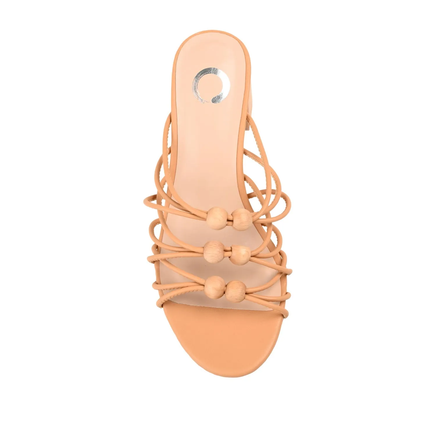 KENNADI BLOCK HEELED MULTI STRAP SANDALS bare joy