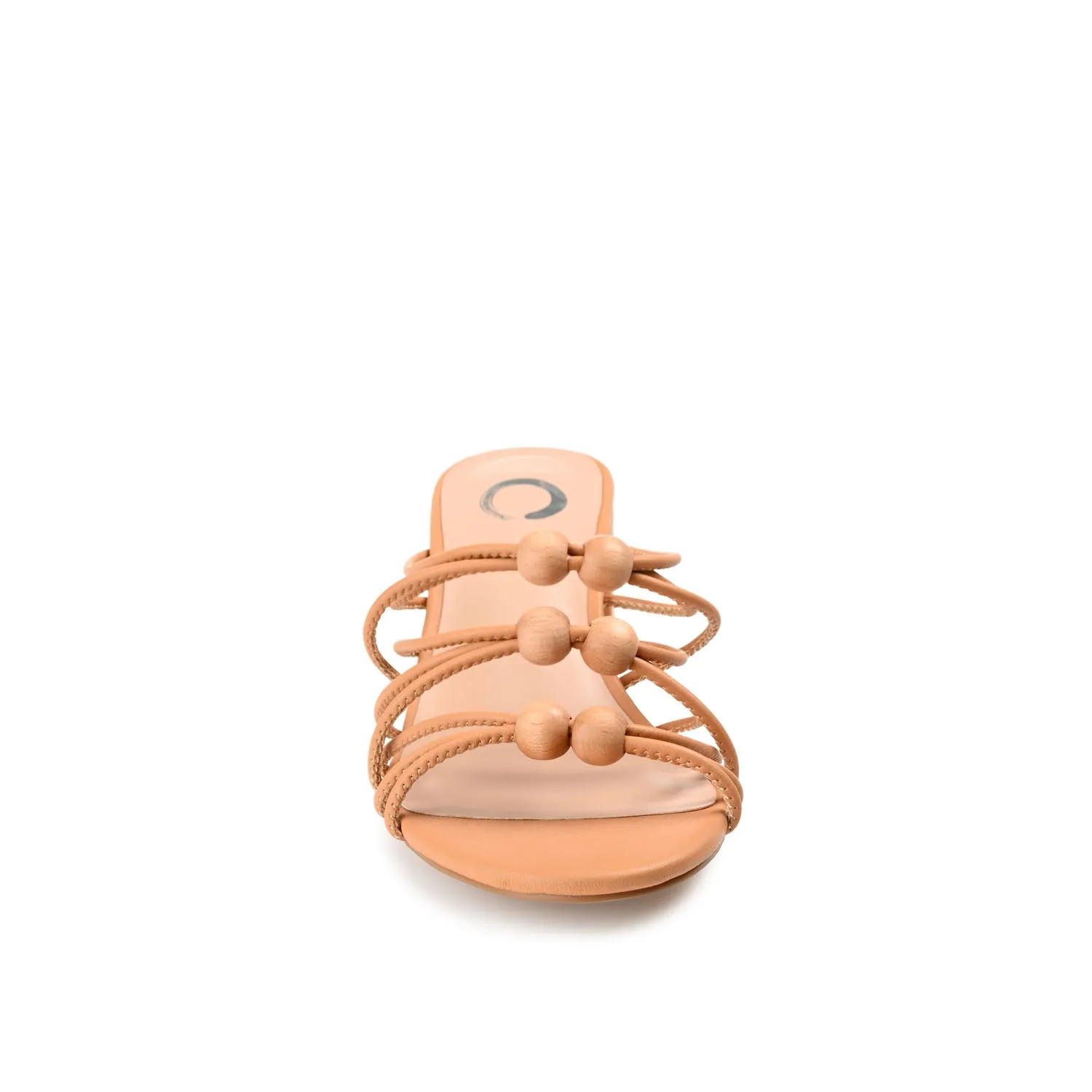KENNADI BLOCK HEELED MULTI STRAP SANDALS bare joy