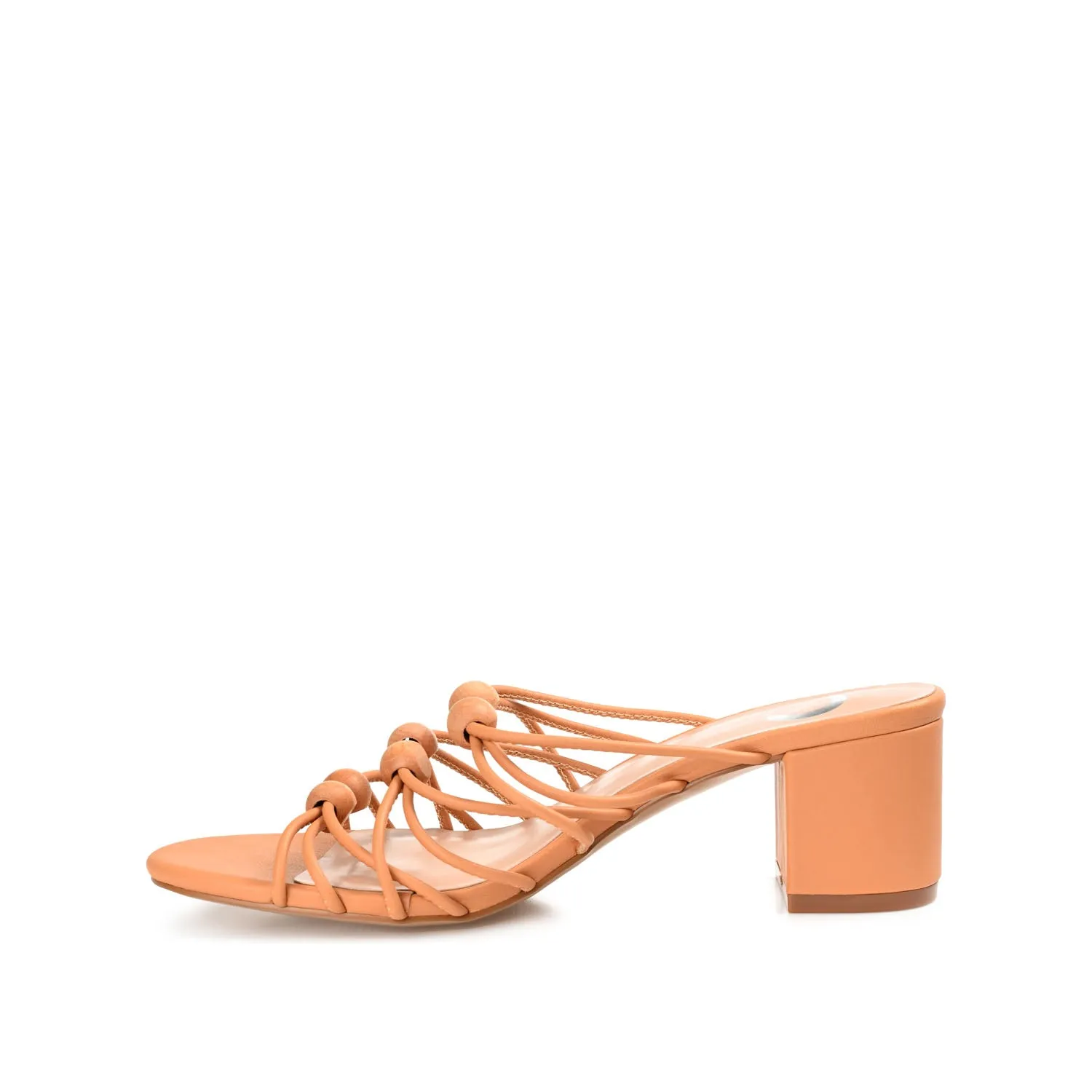 KENNADI BLOCK HEELED MULTI STRAP SANDALS bare joy