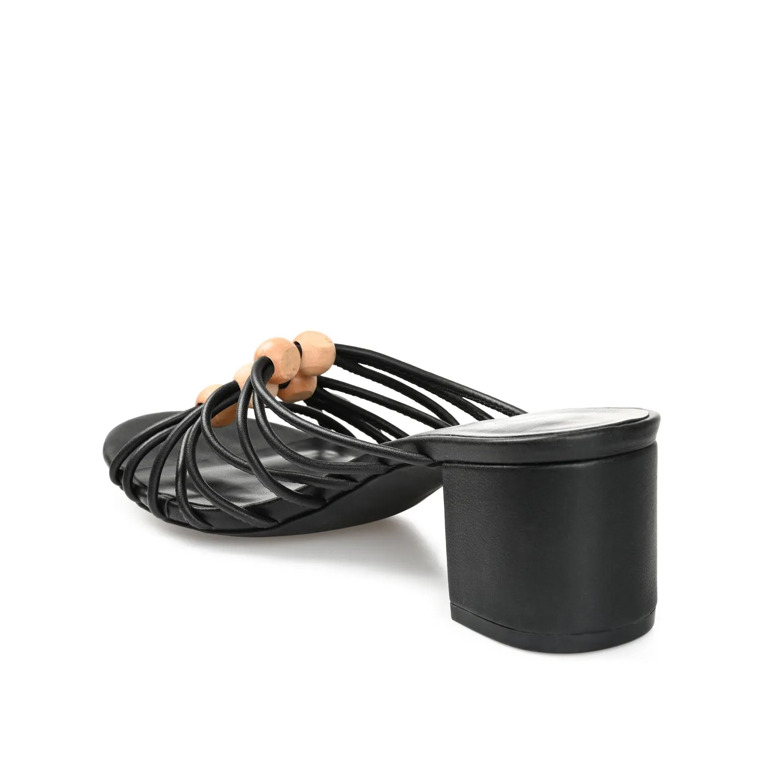 KENNADI BLOCK HEELED MULTI STRAP SANDALS bare joy