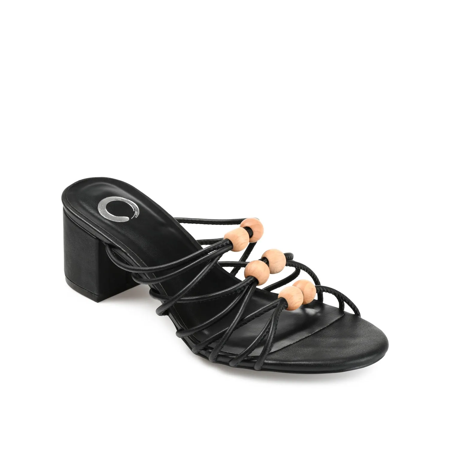 KENNADI BLOCK HEELED MULTI STRAP SANDALS bare joy