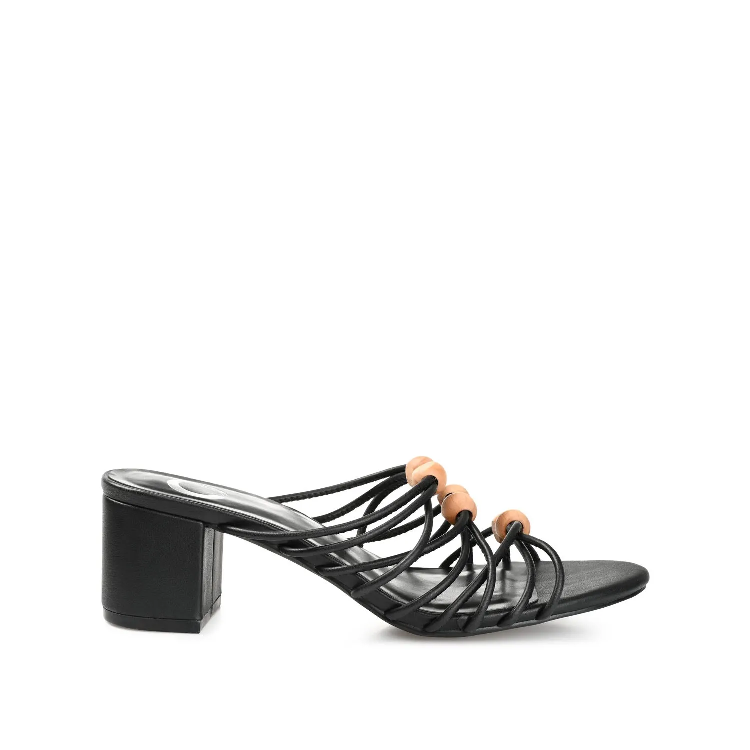 KENNADI BLOCK HEELED MULTI STRAP SANDALS bare joy