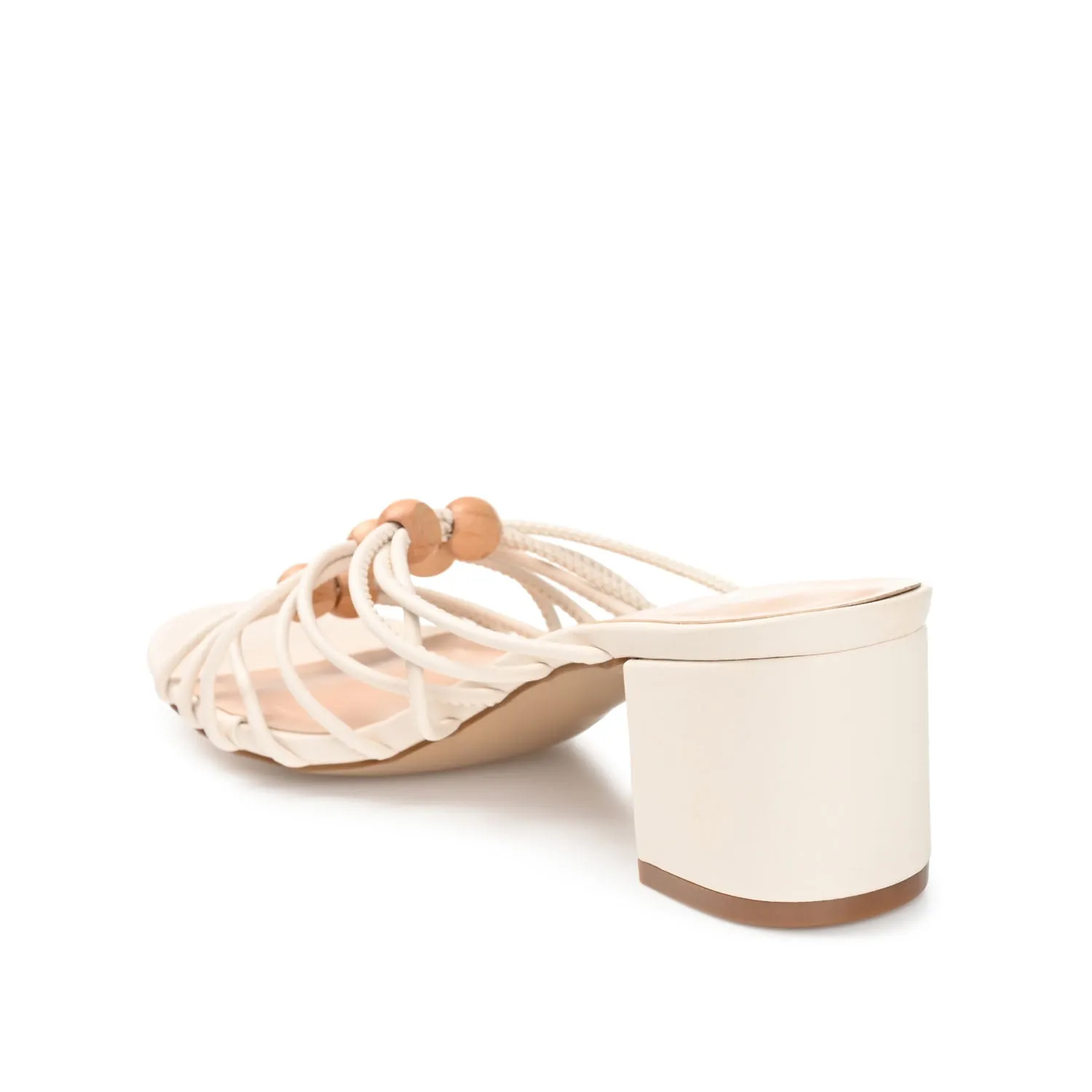 KENNADI BLOCK HEELED MULTI STRAP SANDALS bare joy