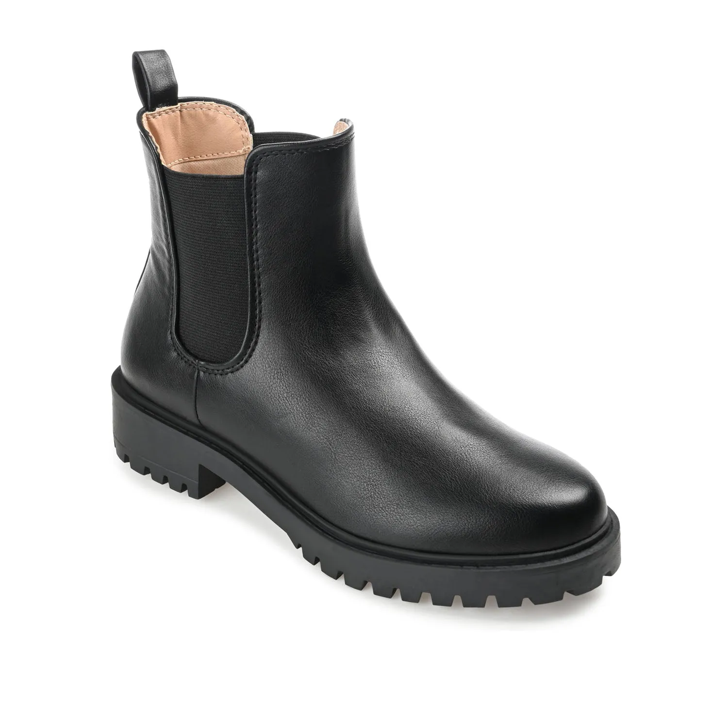 KENOVA CHELSEA BOOTIES IN FAUX LEATHER wind block