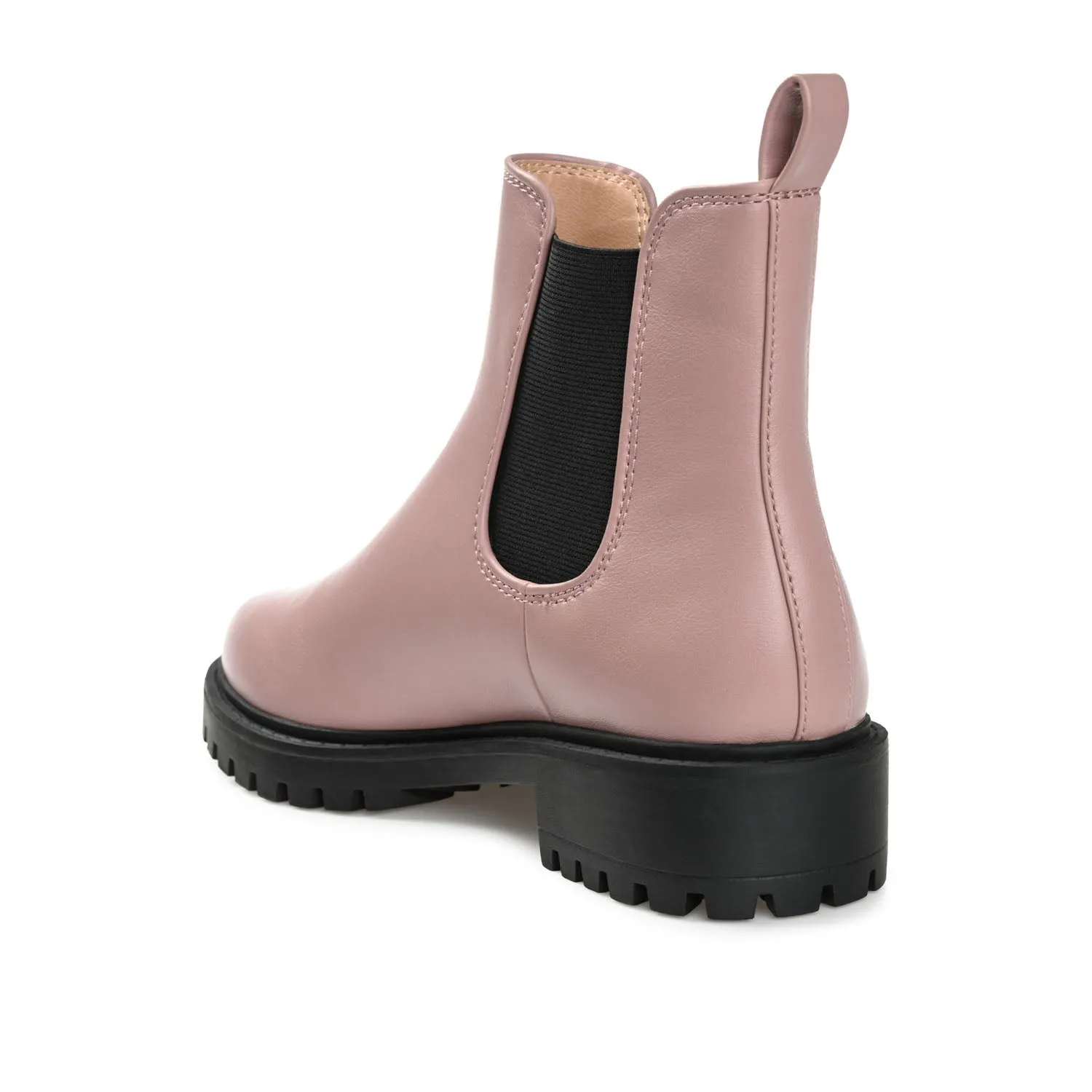 KENOVA CHELSEA BOOTIES IN FAUX LEATHER wind block