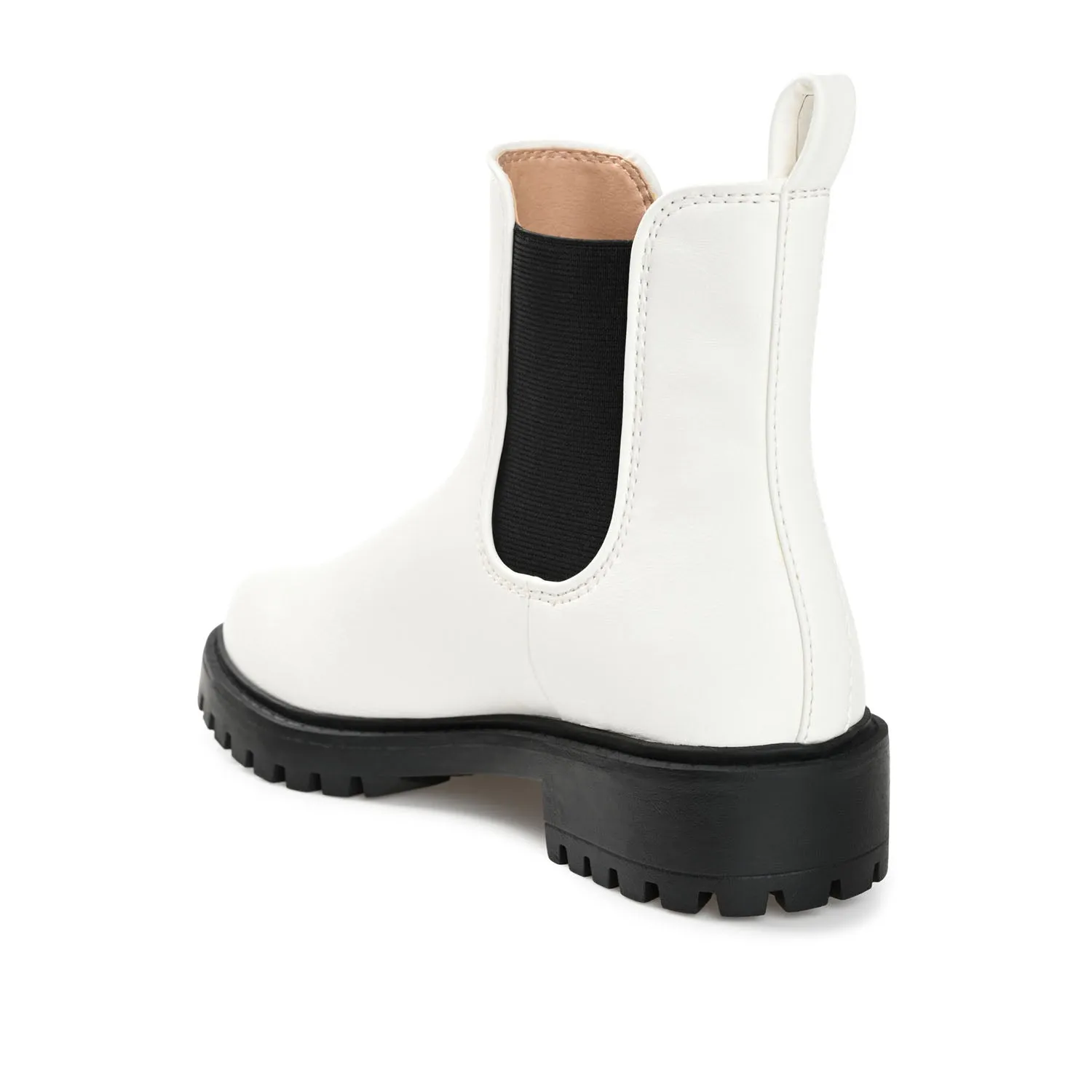 KENOVA CHELSEA BOOTIES IN FAUX LEATHER wind block