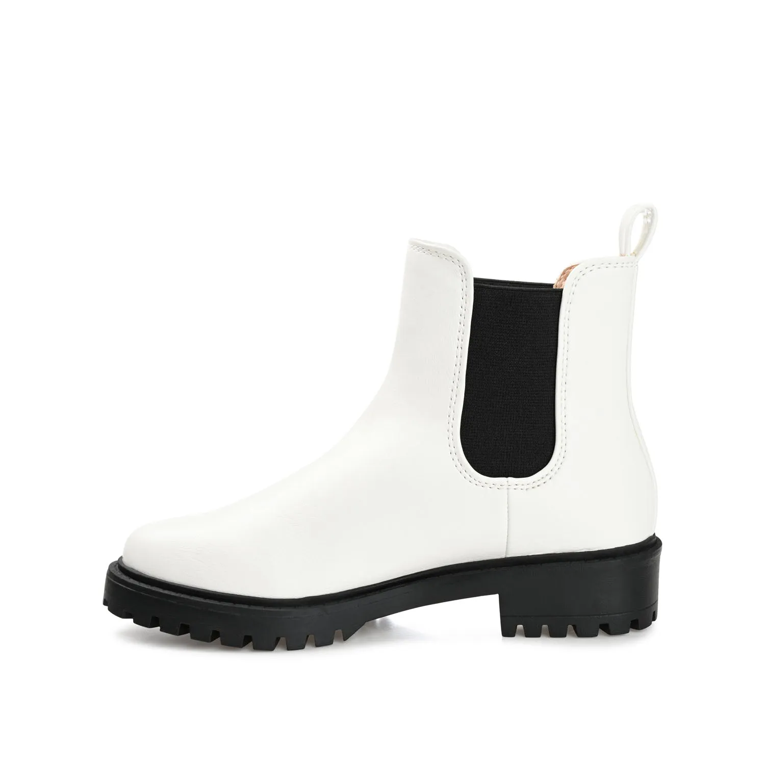 KENOVA CHELSEA BOOTIES IN FAUX LEATHER wind block
