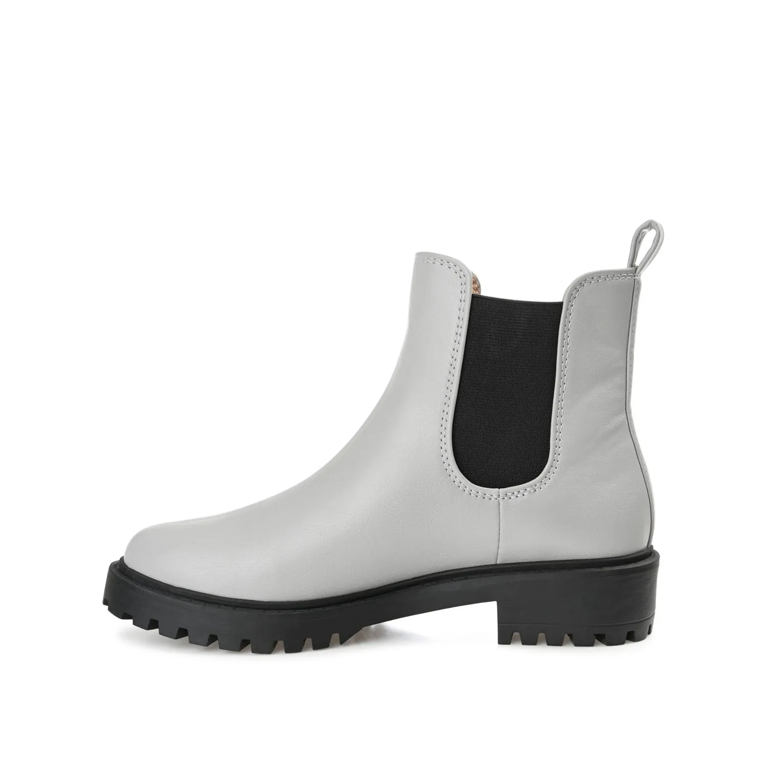 KENOVA CHELSEA BOOTIES IN FAUX LEATHER wind block