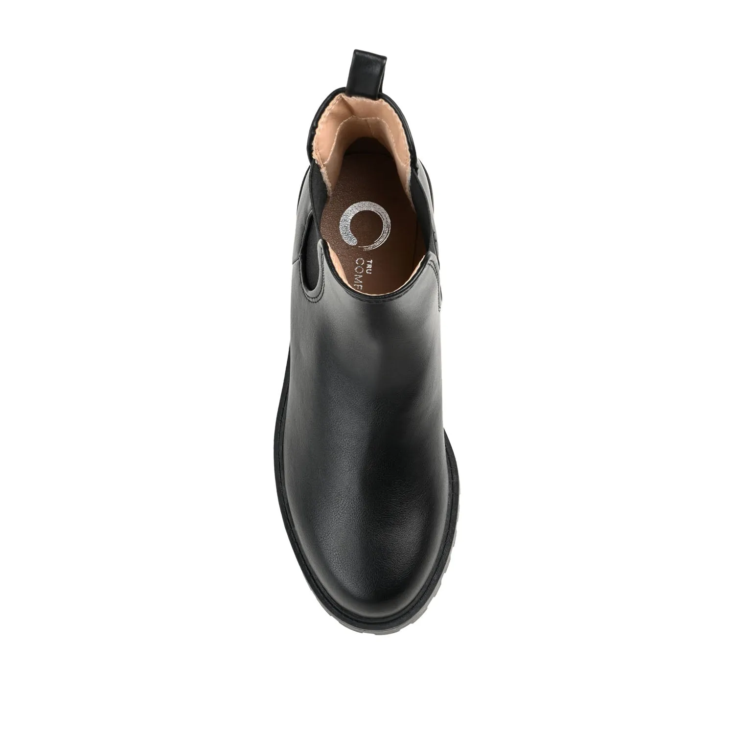 KENOVA CHELSEA BOOTIES IN FAUX LEATHER wind block